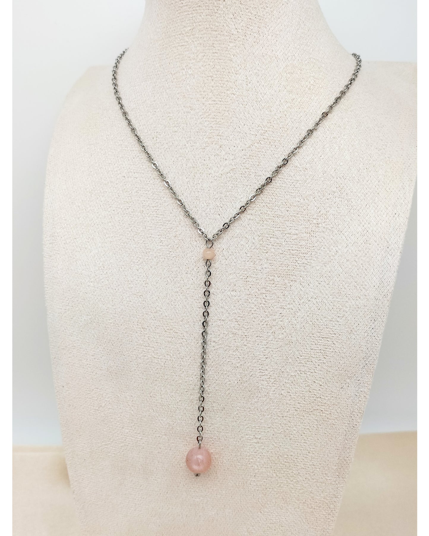 Collier CORA ~ 7 pierres disponibles 🌷 doré/argenté