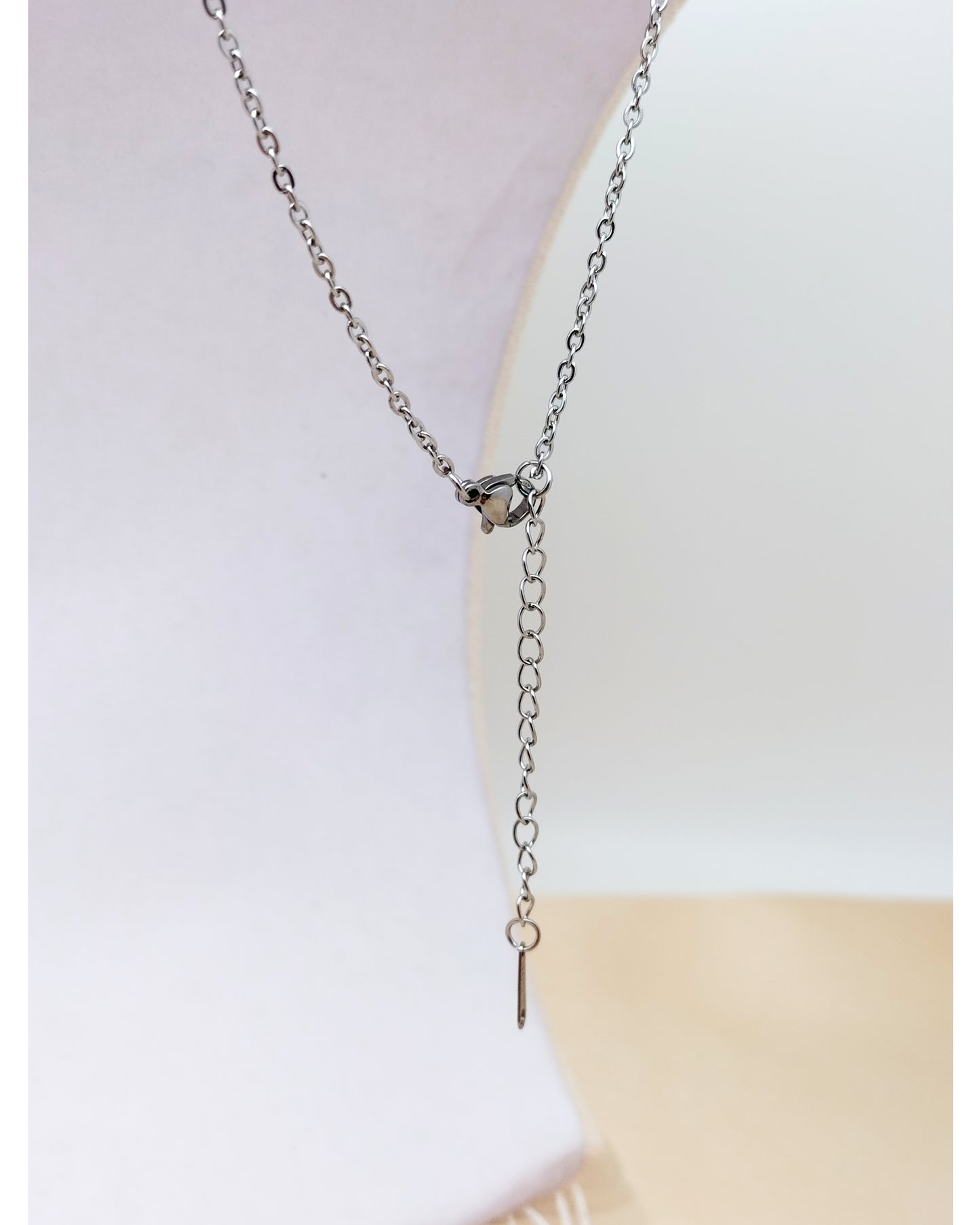 Collier ENDORA ~ 3 pierres disponibles 🌷 doré/argenté