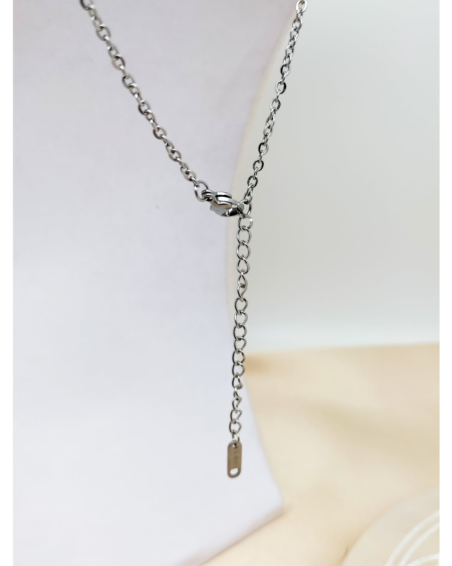 Collier HÉRA ~ 2 pierres disponibles 🌷 doré/argenté
