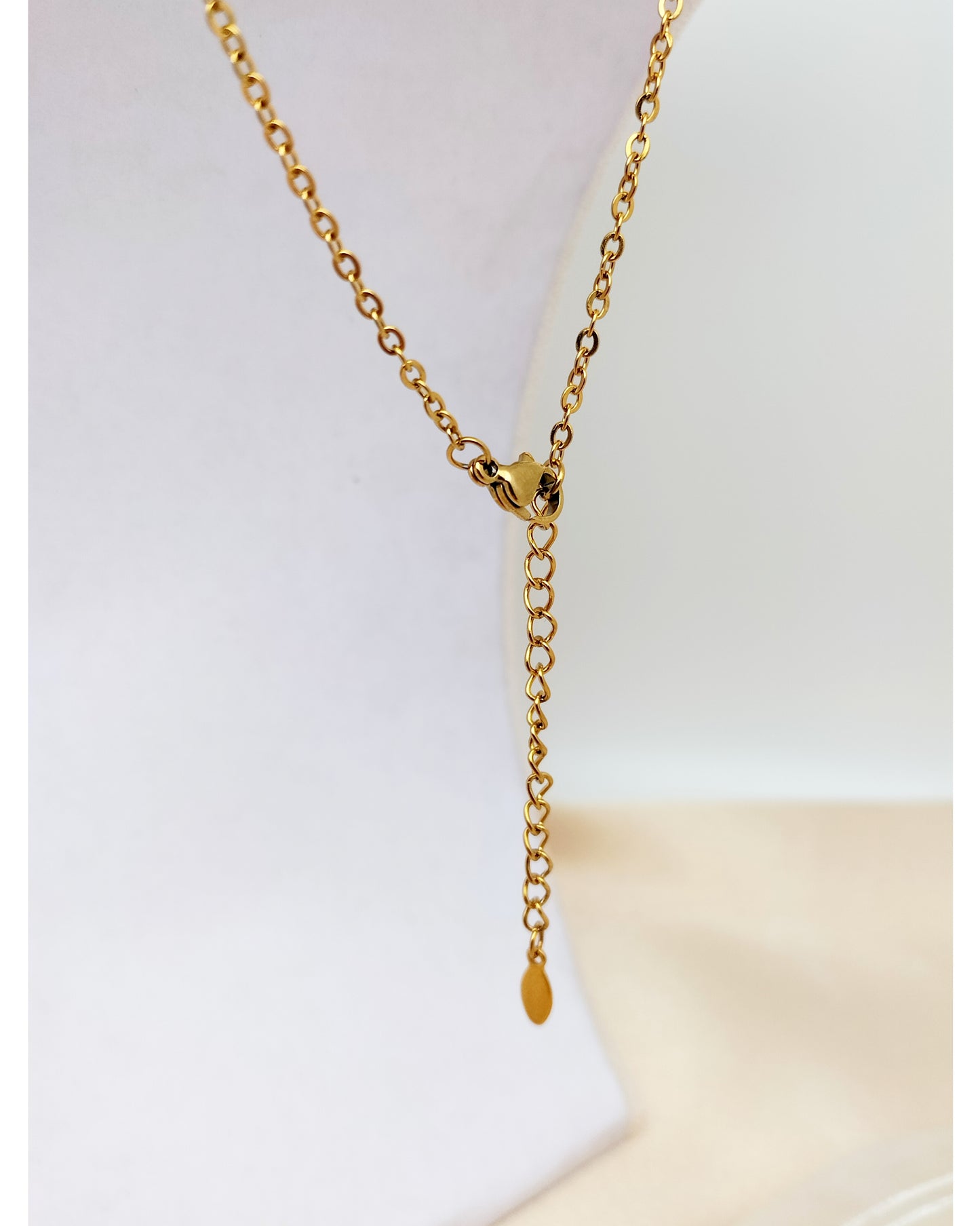 Collier HÉRA ~ 2 pierres disponibles 🌷 doré/argenté