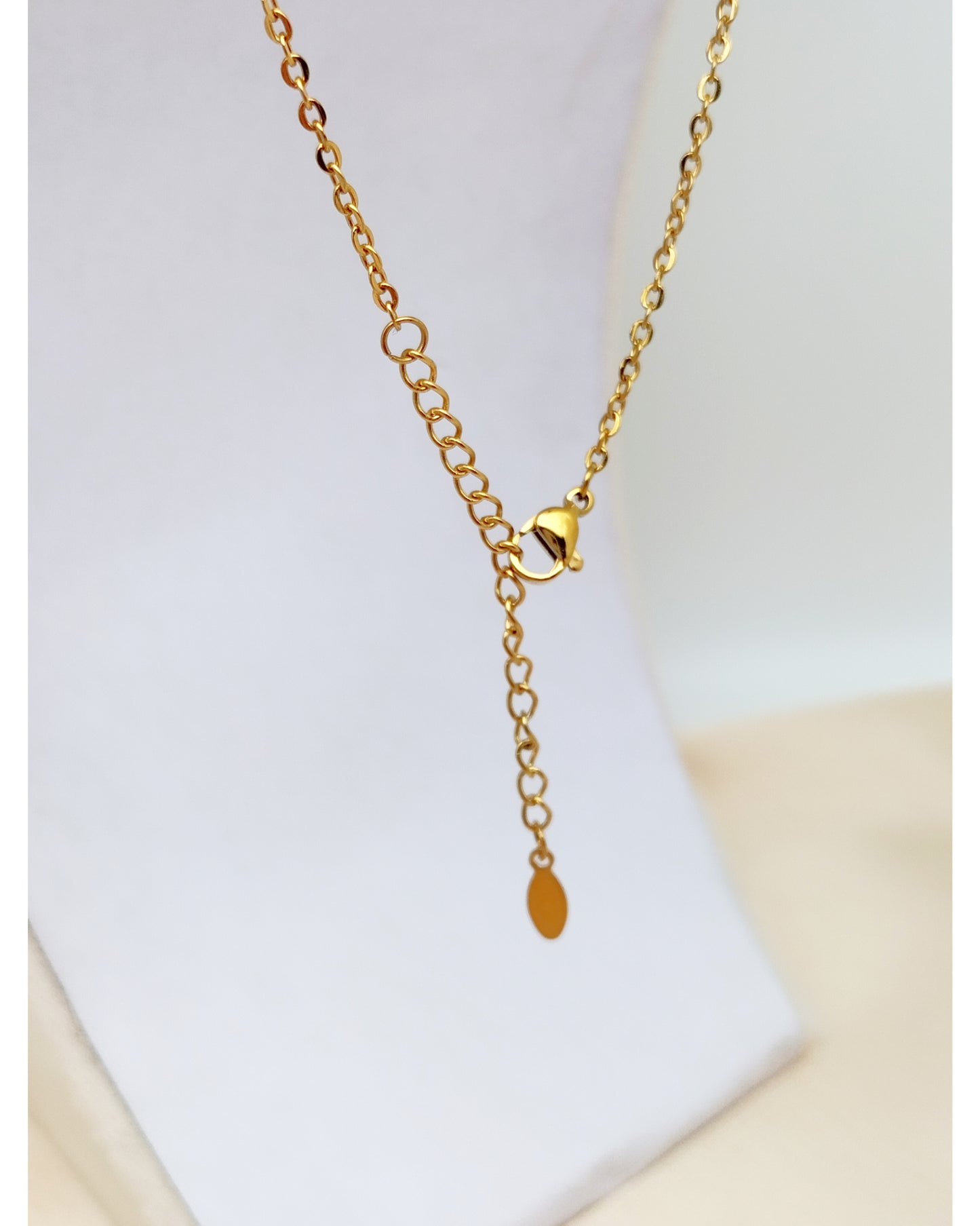 Collier ARCADIA ~ 4 pierres disponibles 🌷 doré/argenté