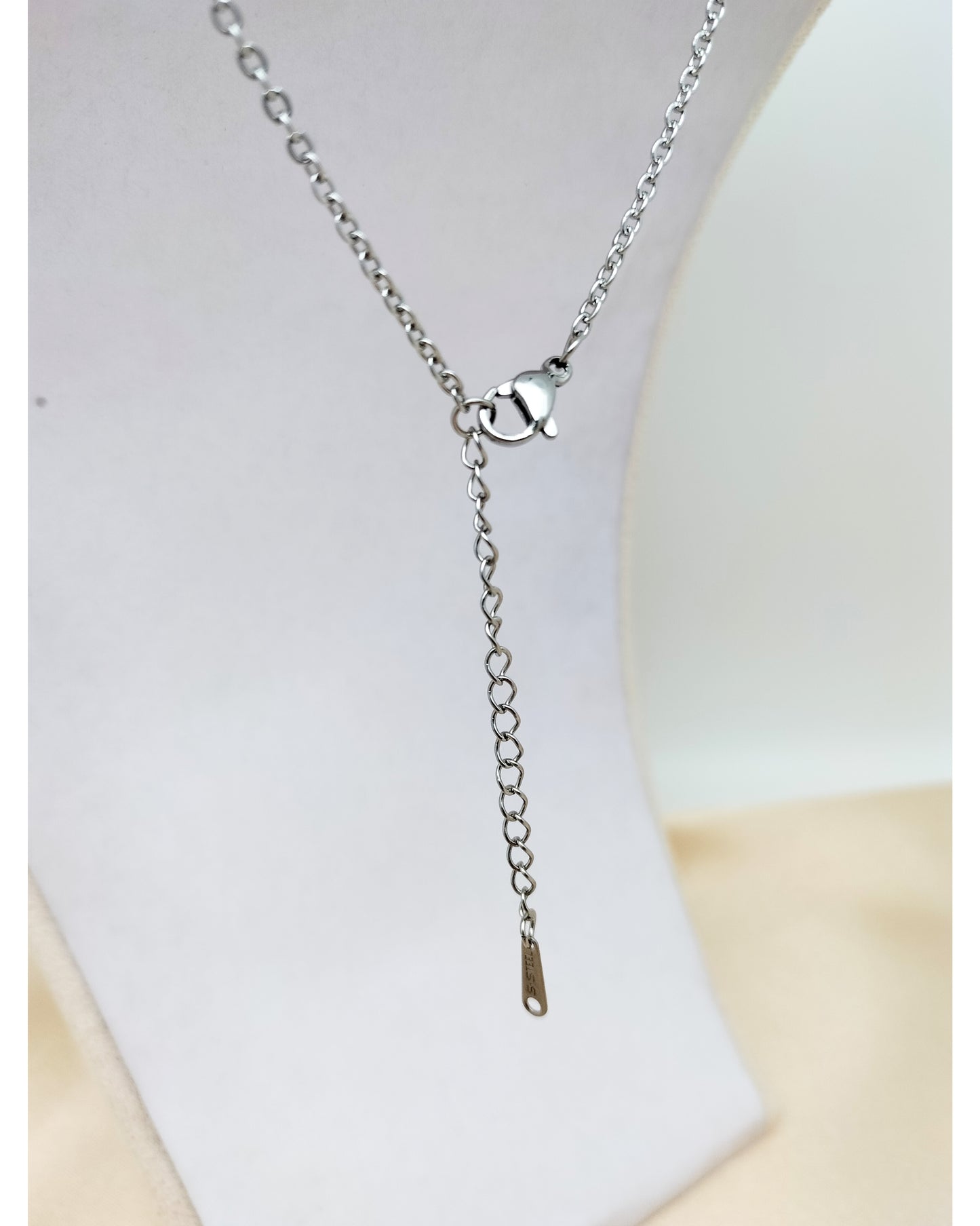 Collier ARCADIA ~ 4 pierres disponibles 🌷 doré/argenté