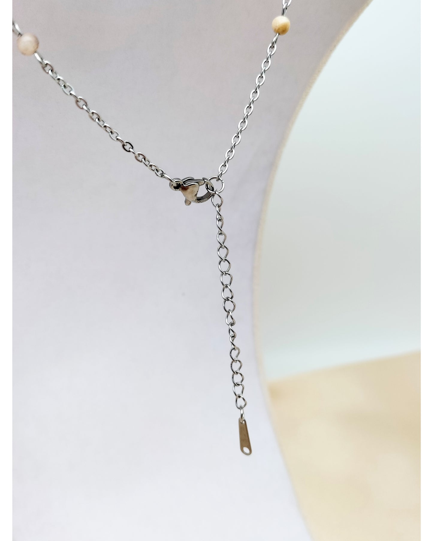 Collier CAPRICE ~ 4 pierres disponibles 🌷 doré/argenté