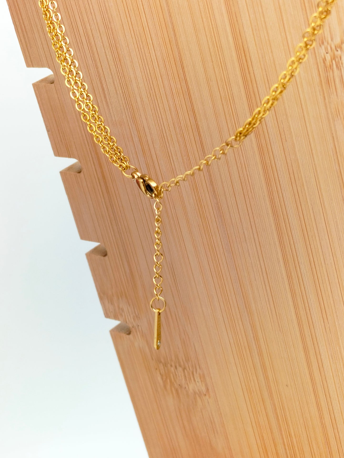 Collier CALLYOPE ~ 6 pierres disponibles 🌷 doré/argenté