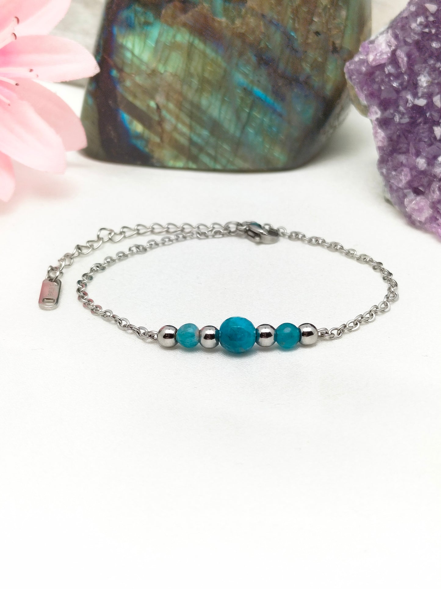 Bracelet THALIA ~ 3 pierres disponibles 🌷 doré/argenté