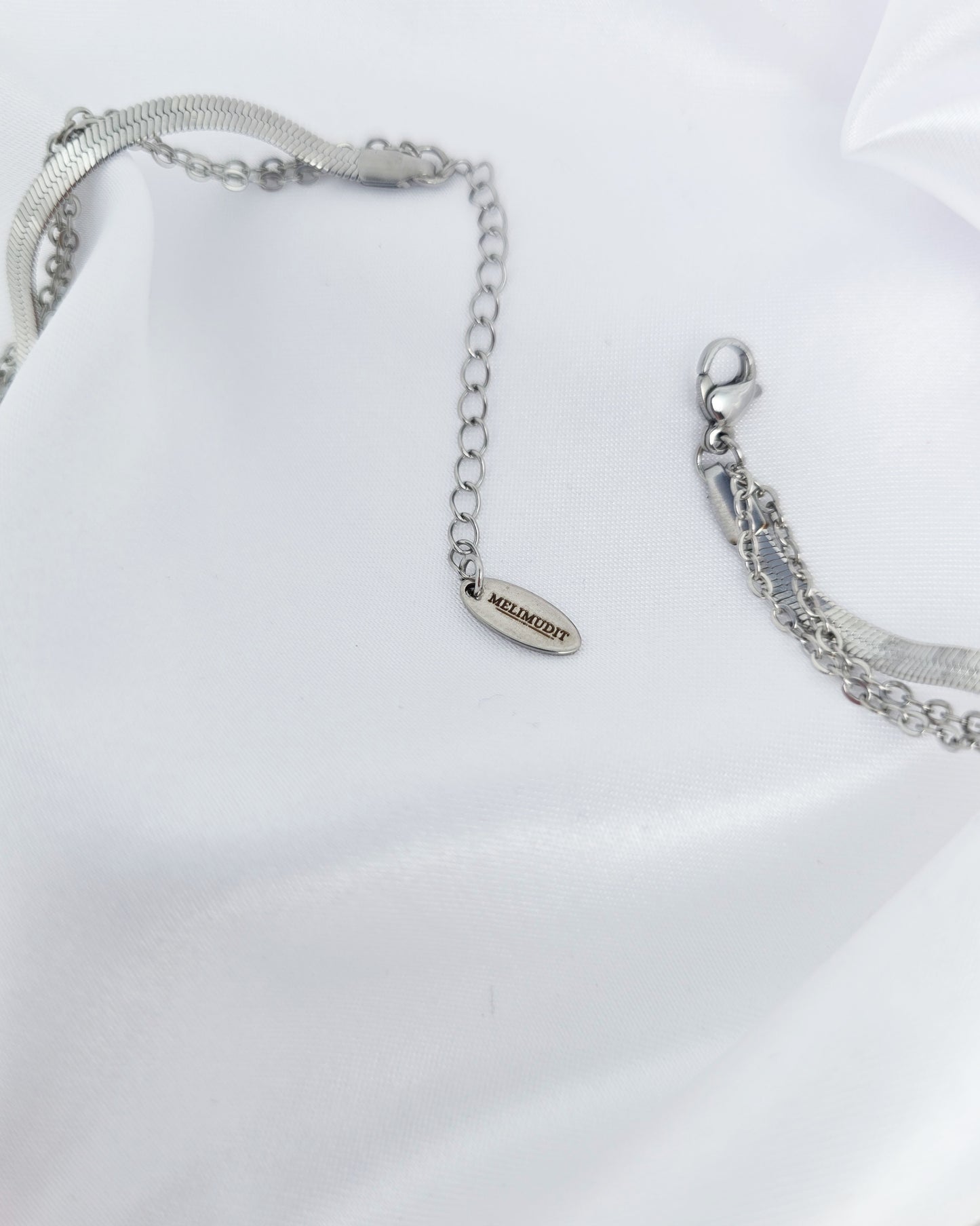 Collier DANAÉ ~ 3 pierres disponibles 🌷 doré/argenté