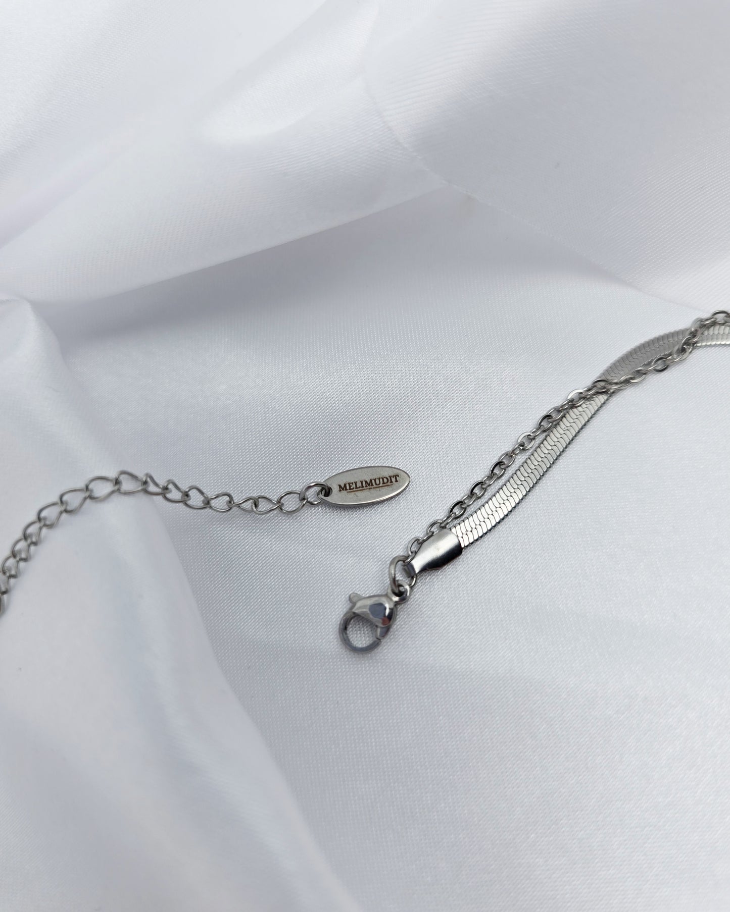 Collier DAPHNÉ ~ 3 pierres disponibles 🌷 doré/argenté