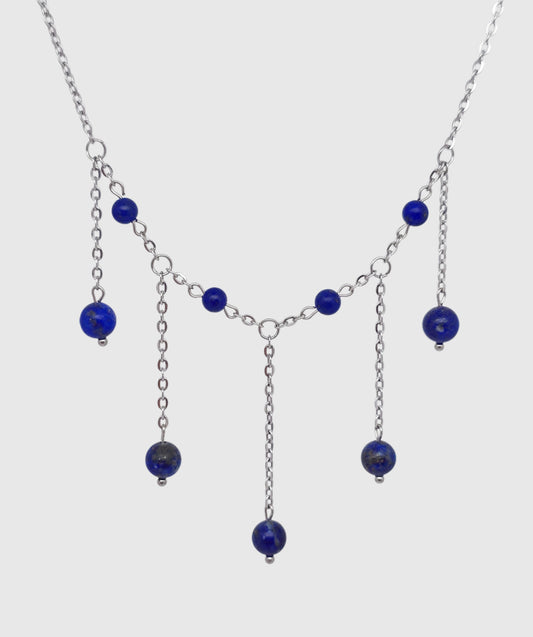 Collier CALYPSO ~ 5 pierres disponible 🌷 doré/argenté