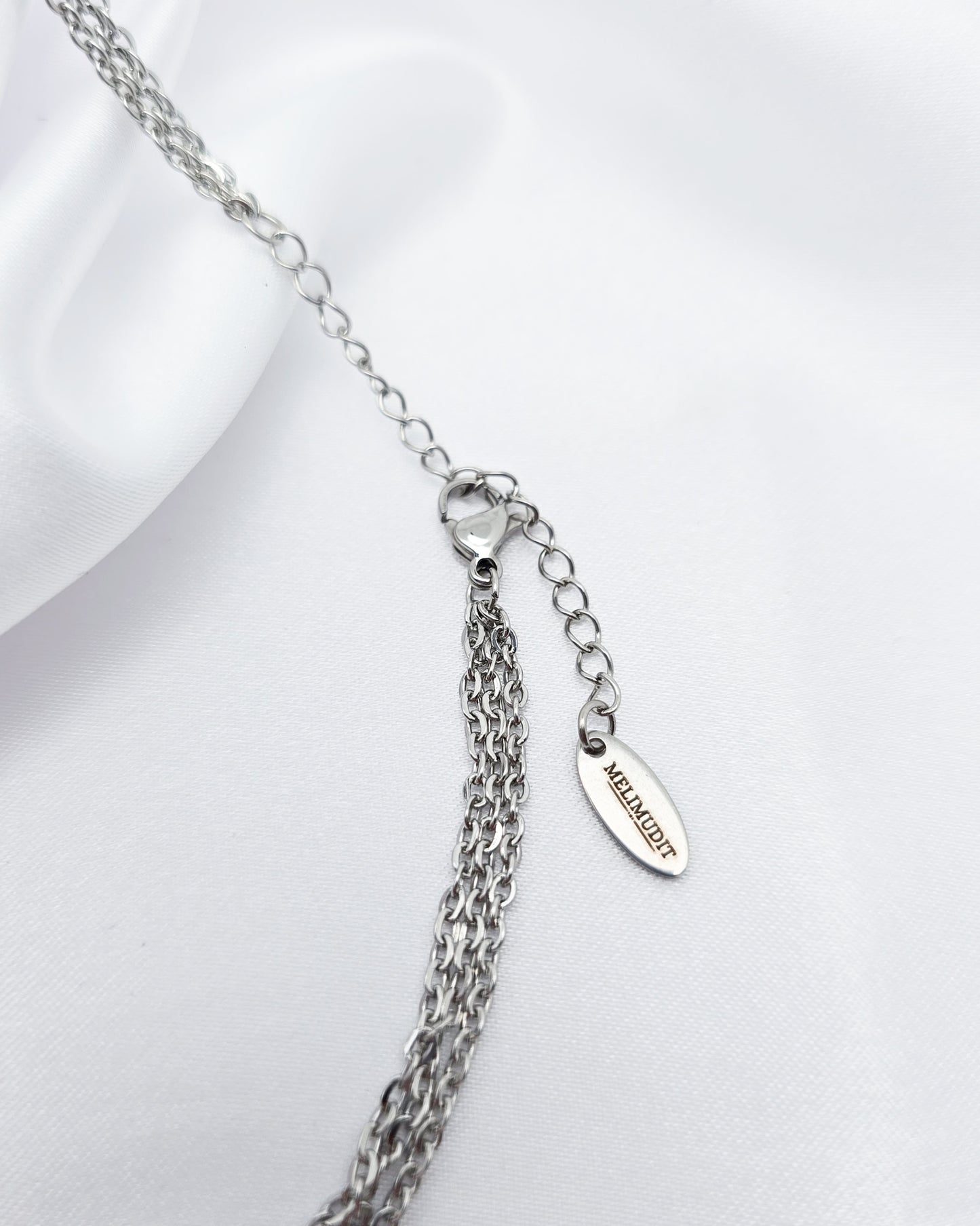 Collier CALLYOPE ~ 5 pierres disponibles 🌷 doré/argenté