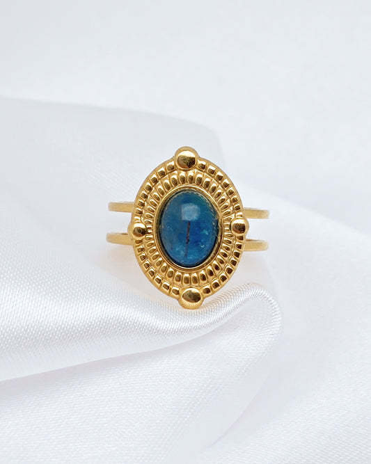 Bague MYREL ~ 2 pierres disponibles 🌷 doré/argenté