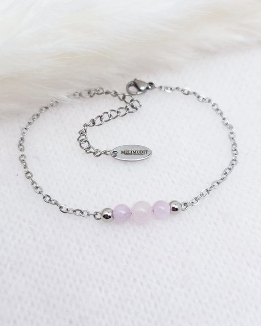 Bracelet CIRCÉ ~ 6 pierres disponibles 🌷 doré/argenté