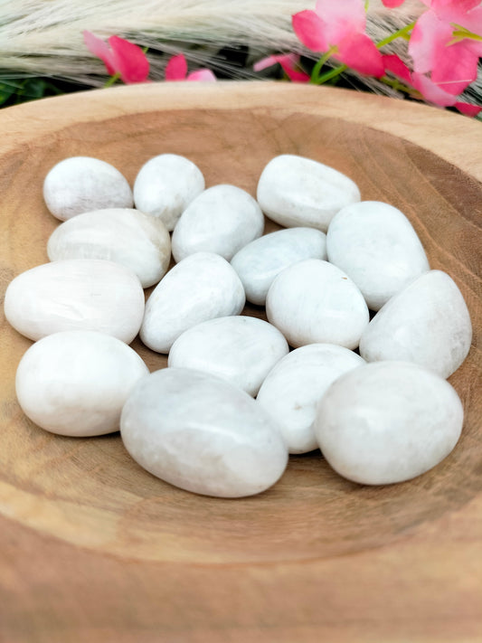 Pierre roulée Pierre de lune blanche 🌷 2,5 / 4cm