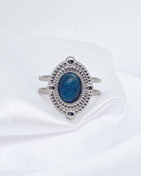 Bague MYREL ~ 2 pierres disponibles 🌷 doré/argenté