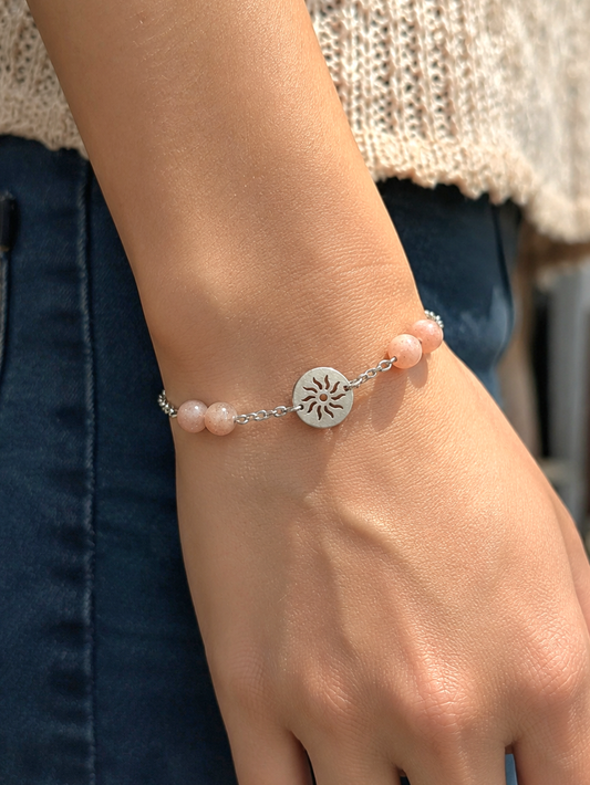 Bracelet SIBYLLE ~ 3 pierres disponibles 🌷 doré/argenté