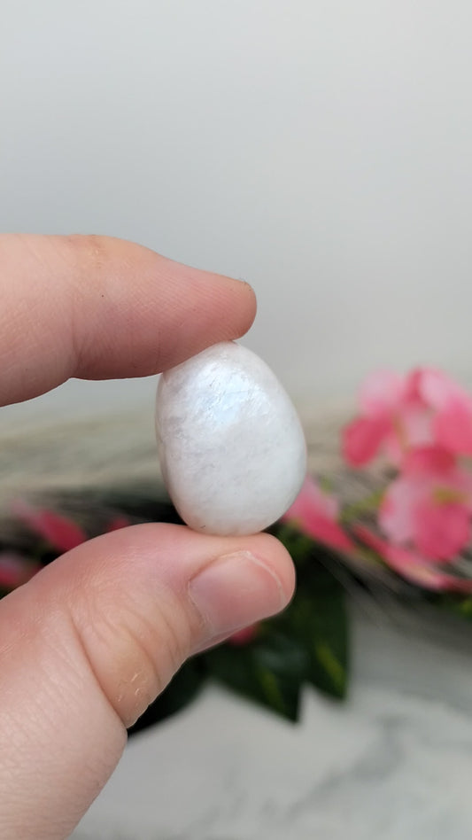 Pierre roulée Pierre de lune blanche 🌷 3 / 4cm