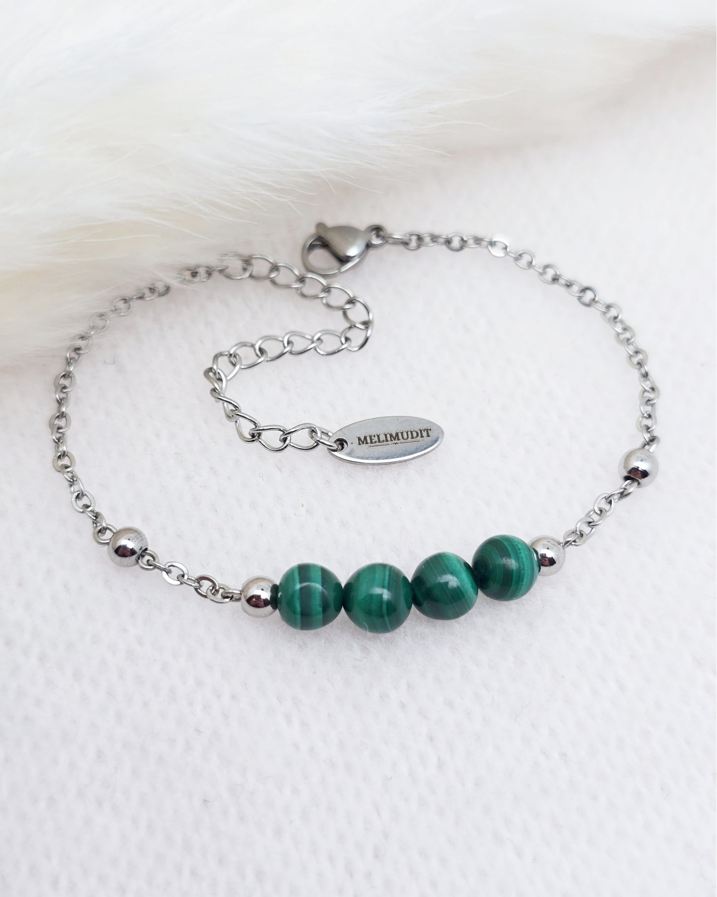 Bracelet OLYMPE ~ 7 pierres disponibles🌷 doré/argenté