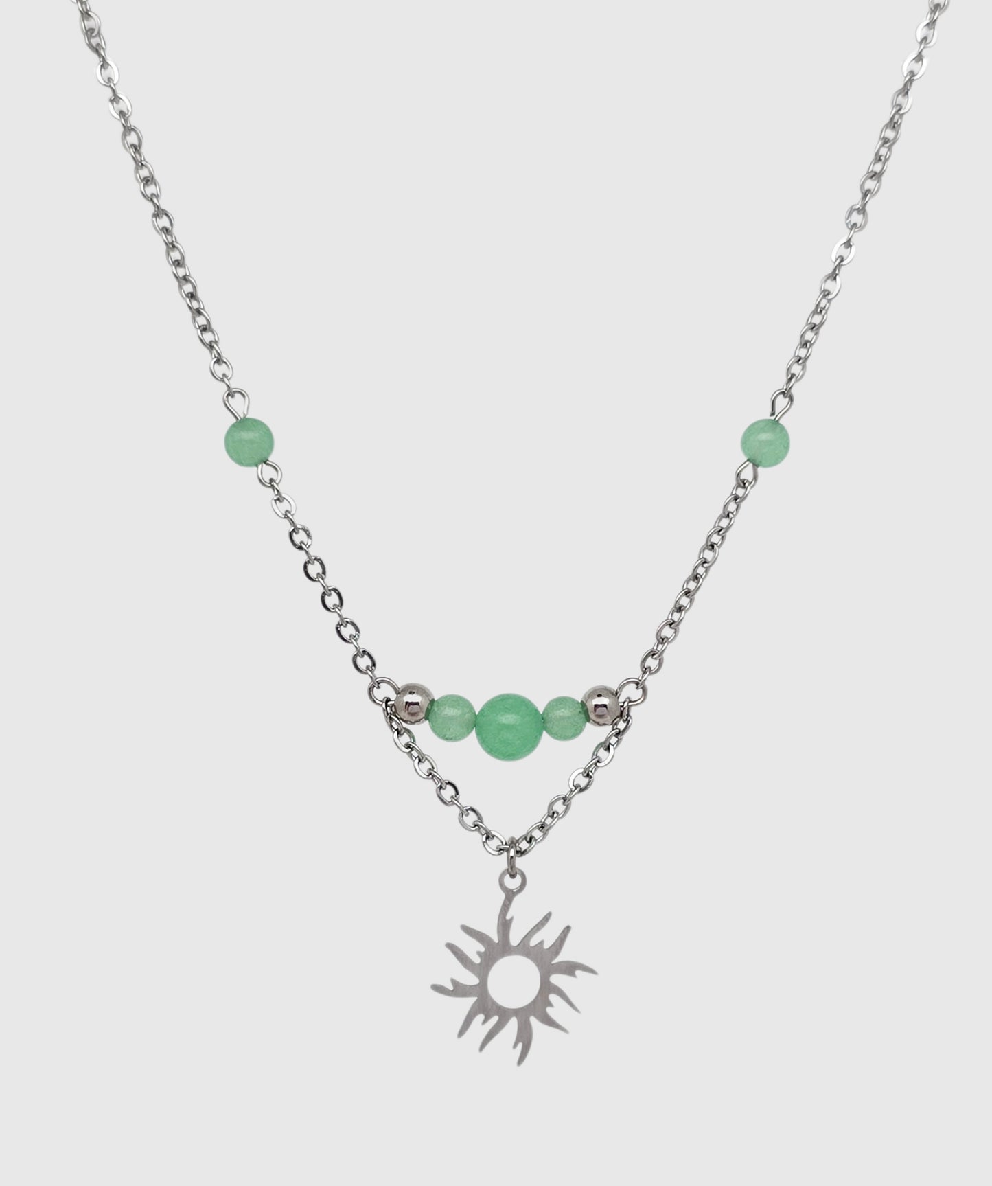 Collier CELEANAR ~ 3 pierres disponibles 🌷 doré/argenté