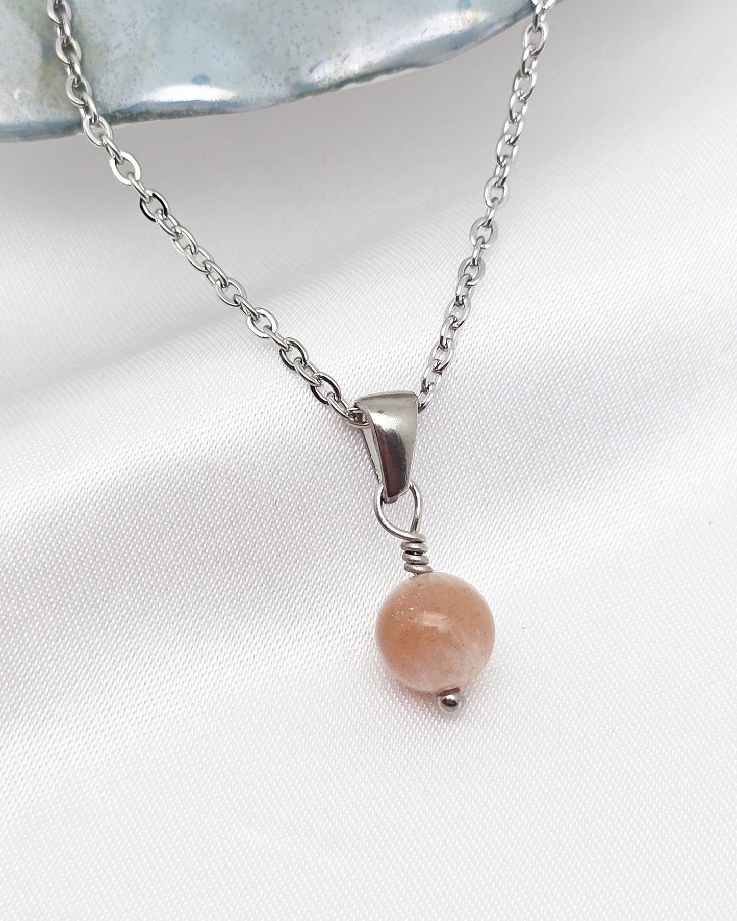 Collier MAÏA ~ 24 pierres disponibles 🌷 doré/argenté