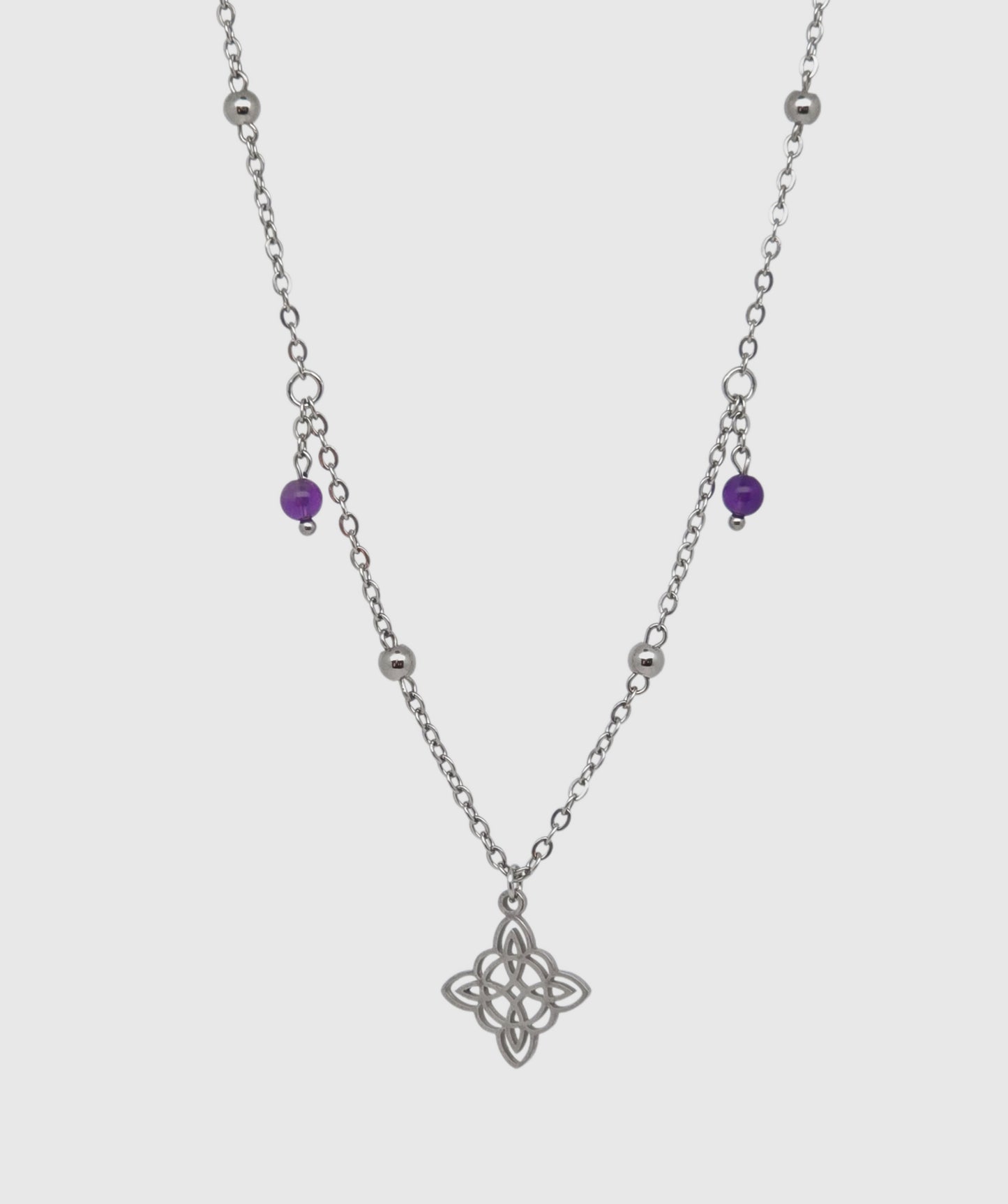 Collier ENDORA ~ 3 pierres disponibles 🌷 doré/argenté