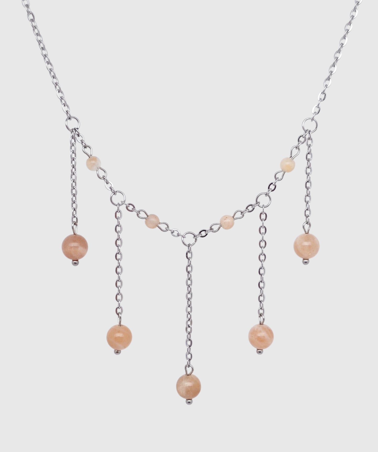 Collier CALYPSO ~ 5 pierres disponible 🌷 doré/argenté