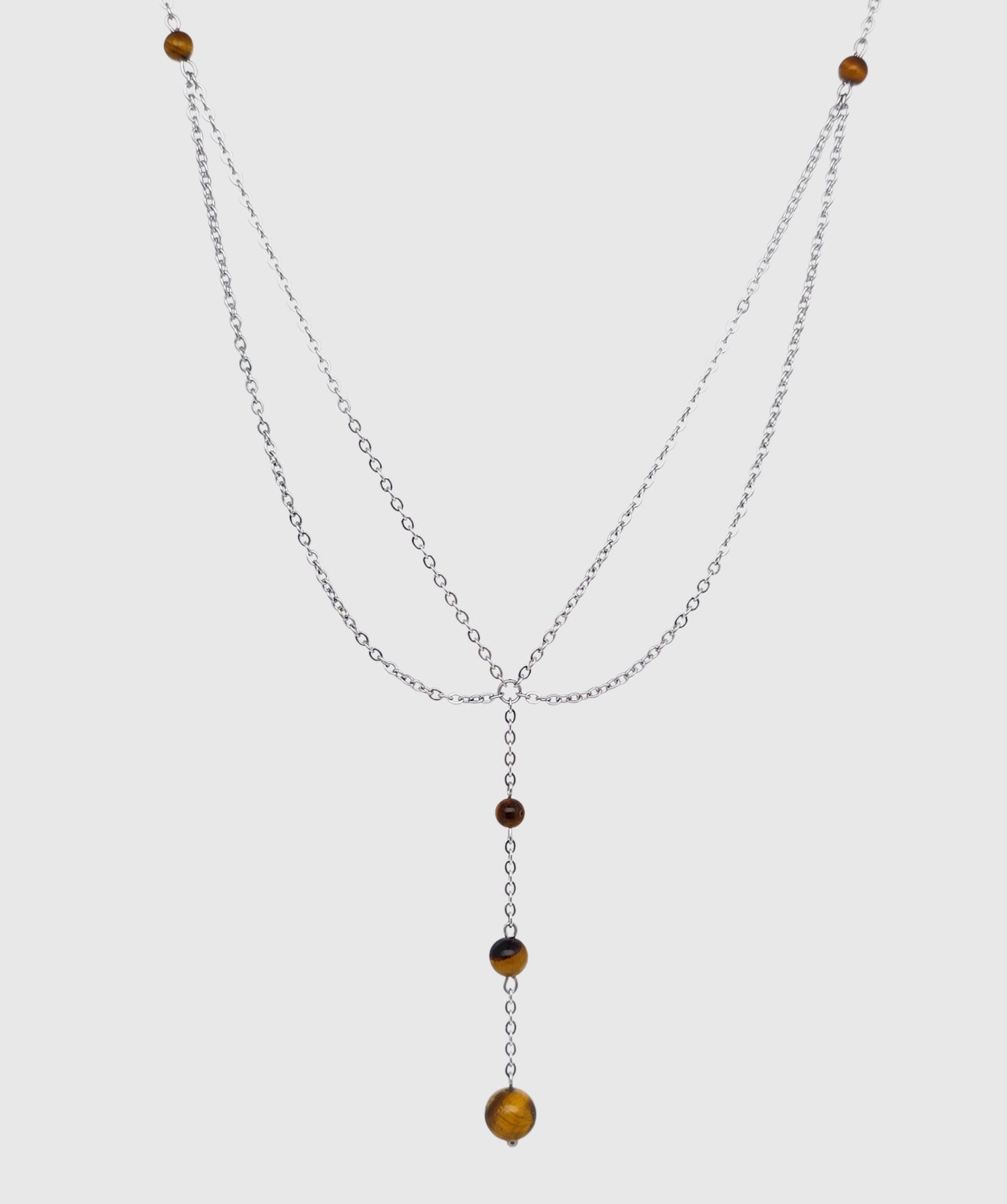 Collier GAÏA ~ 5 pierres disponibles 🌷 doré/argenté ,