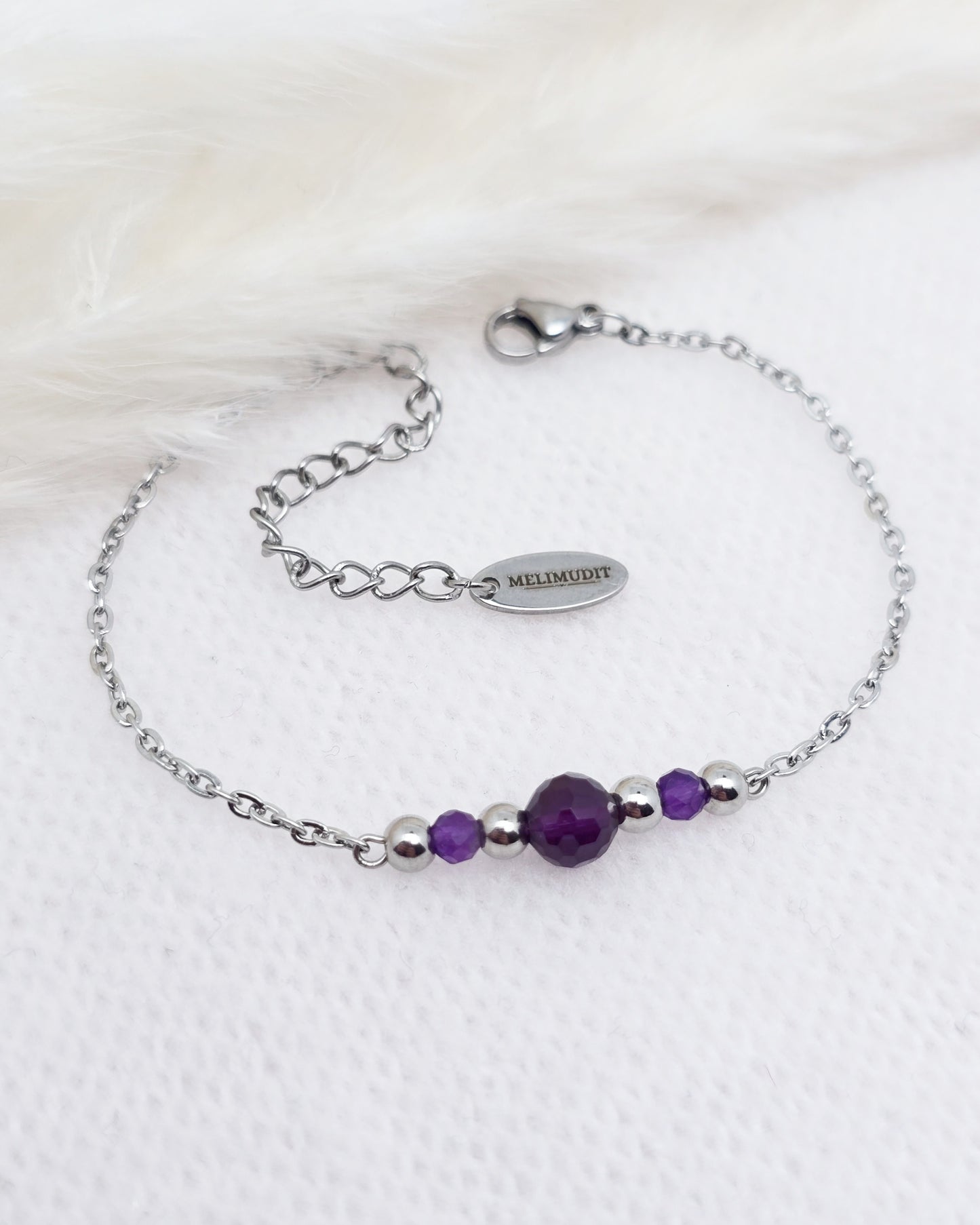 Bracelet THALIA ~ 3 pierres disponibles 🌷 doré/argenté