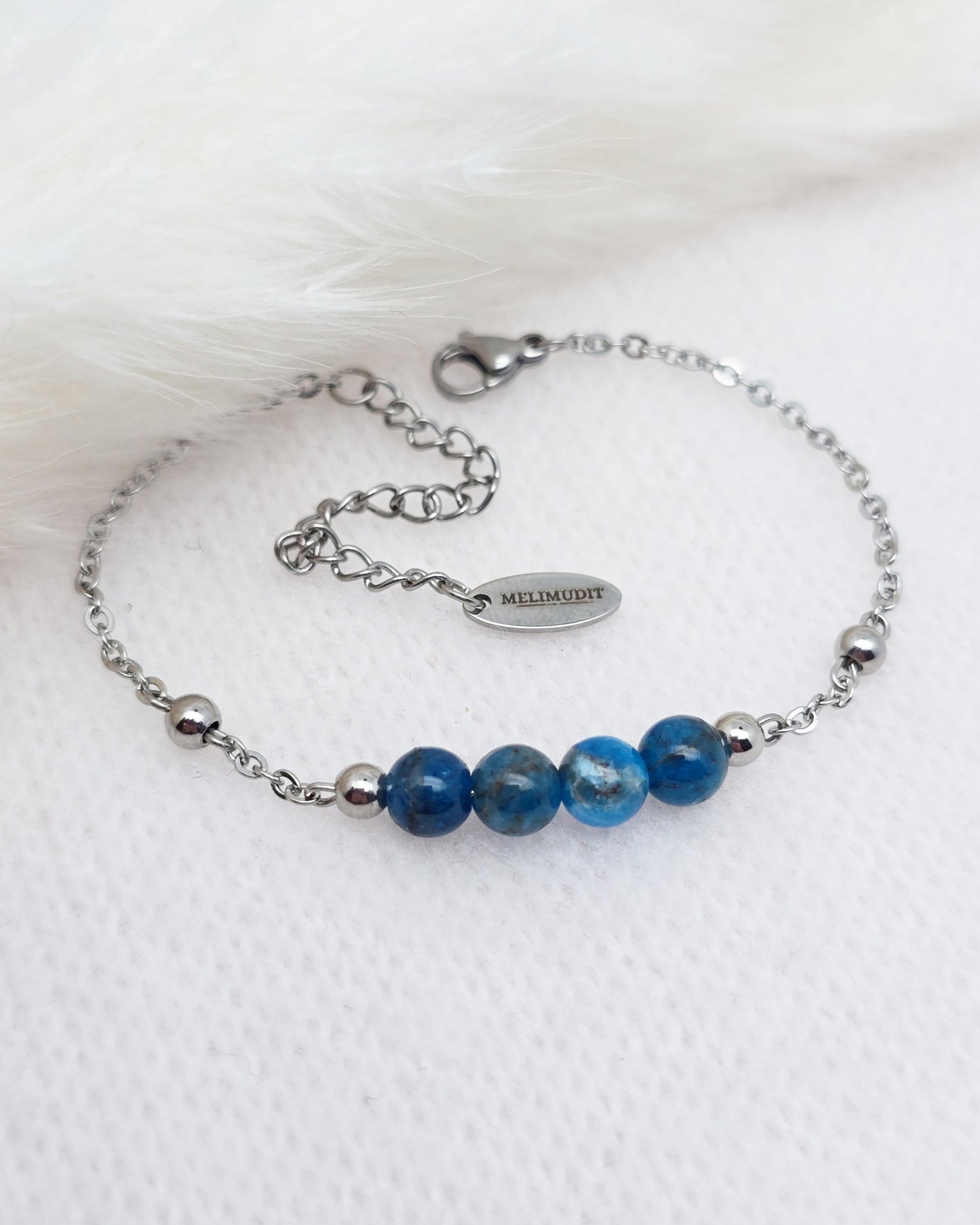 Bracelet OLYMPE ~ 7 pierres disponibles🌷 doré/argenté