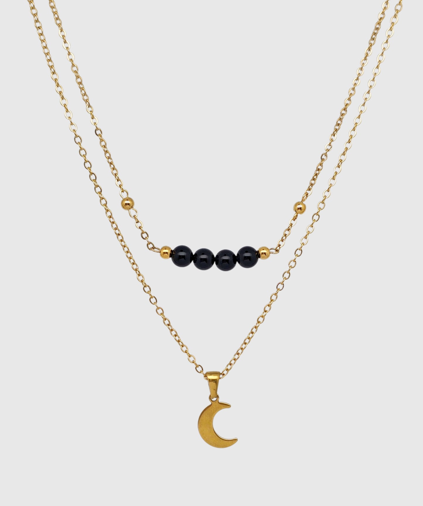 Collier MÉLIA ~ 8 pierres disponibles 🌷 doré/argenté