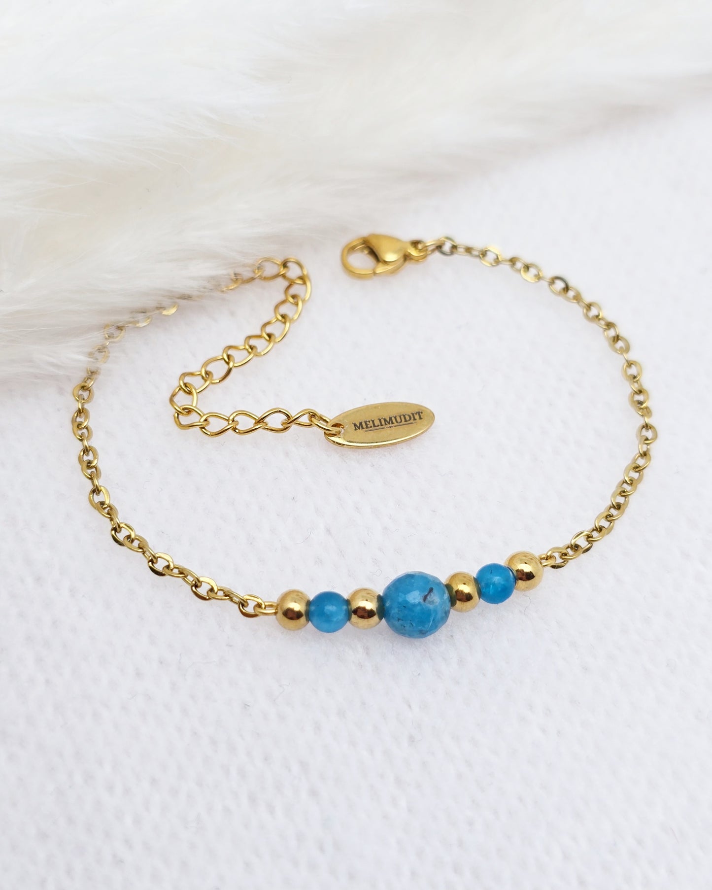 Bracelet THALIA ~ 3 pierres disponibles 🌷 doré/argenté