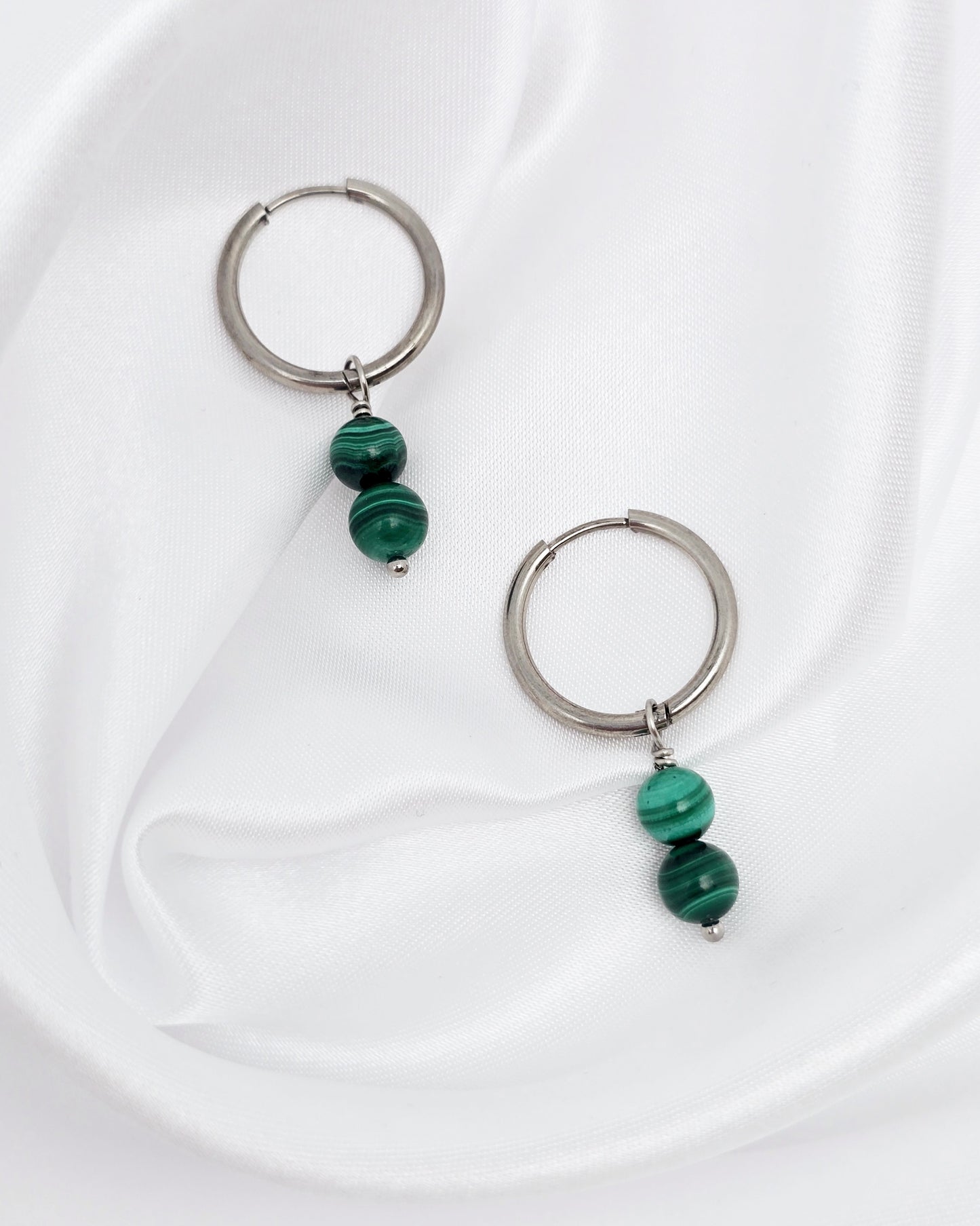 Boucles d'oreilles CASSANDRA ~ 13 pierres disponibles 🌷 doré/argenté