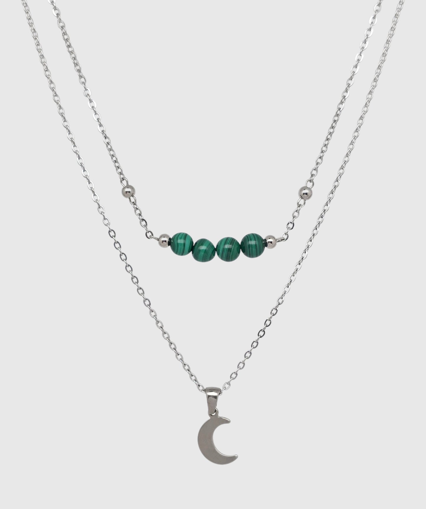 Collier MÉLIA ~ 8 pierres disponibles 🌷 doré/argenté