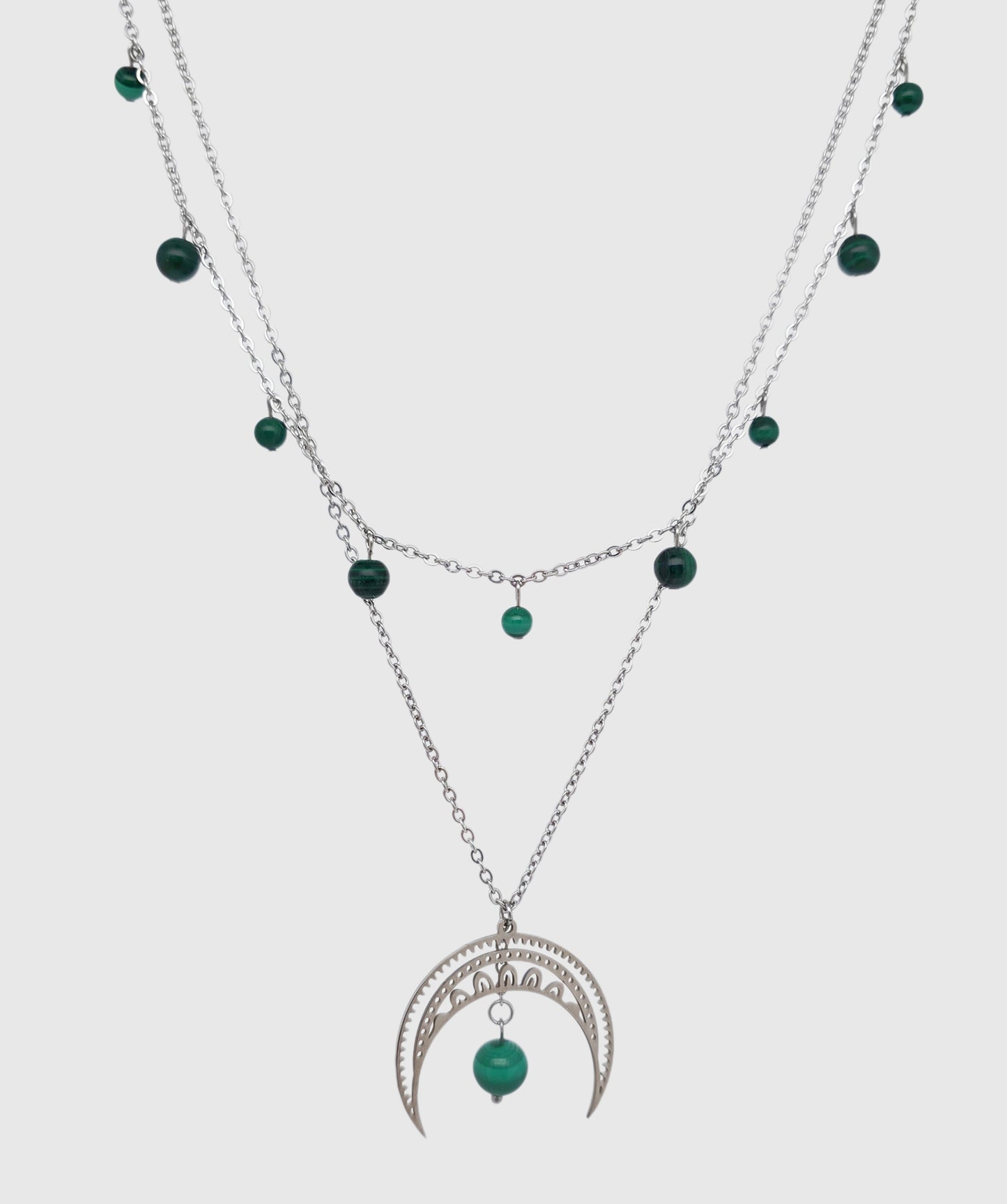 Collier CHANDRA ~ 4 pierres disponible 🌷 doré/argenté