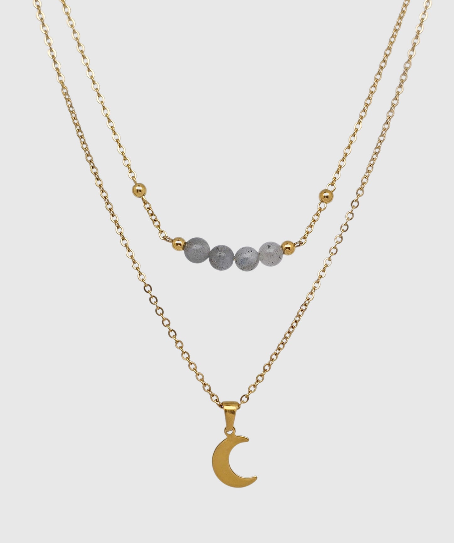 Collier MÉLIA ~ 8 pierres disponibles 🌷 doré/argenté