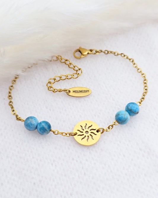 Bracelet SIBYLLE ~ 3 pierres disponibles 🌷 doré/argenté