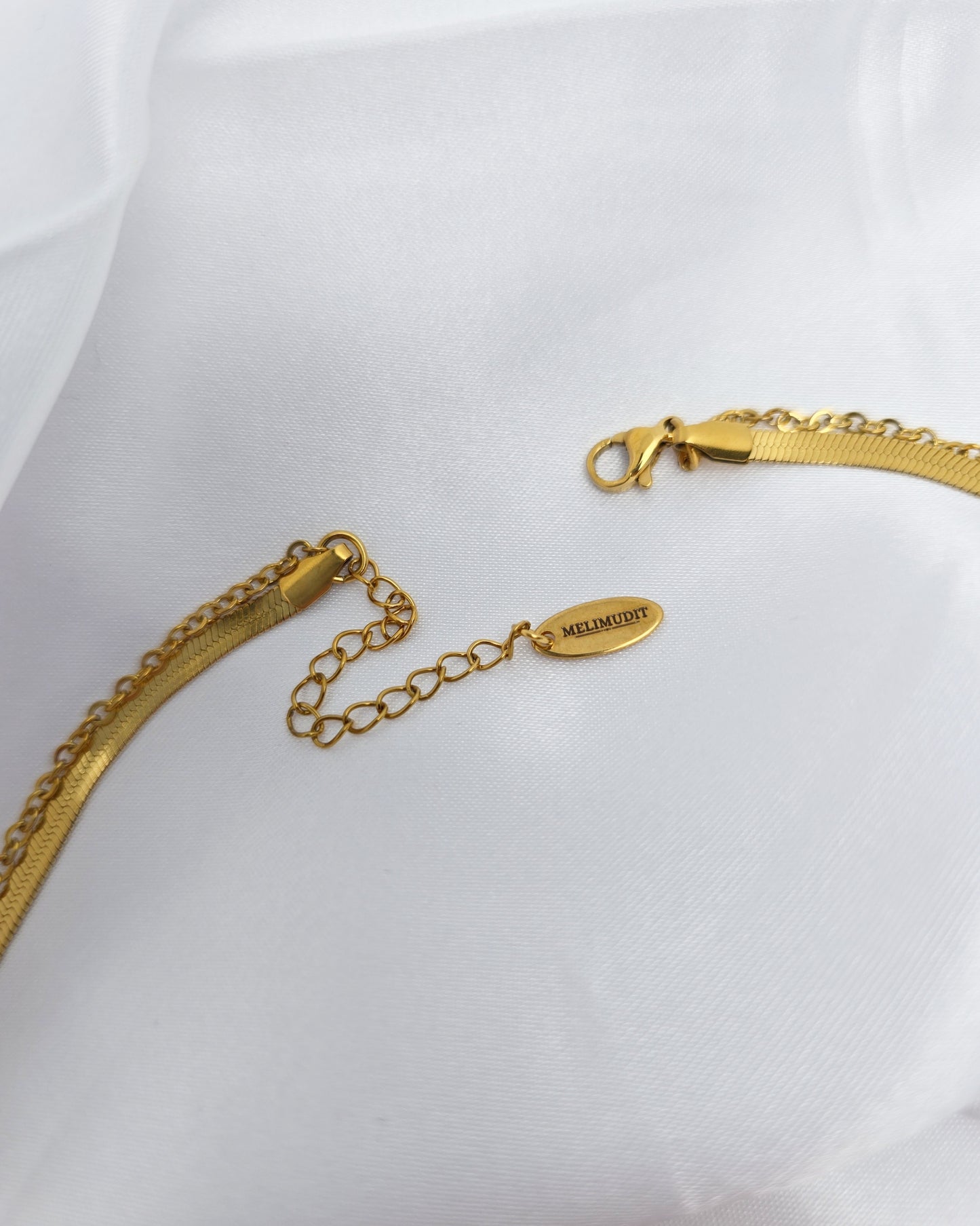 Collier DAPHNÉ ~ 3 pierres disponibles 🌷 doré/argenté