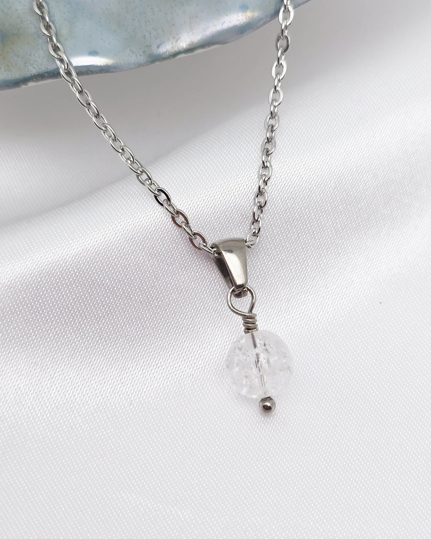 Collier MAÏA ~ 24 pierres disponibles 🌷 doré/argenté