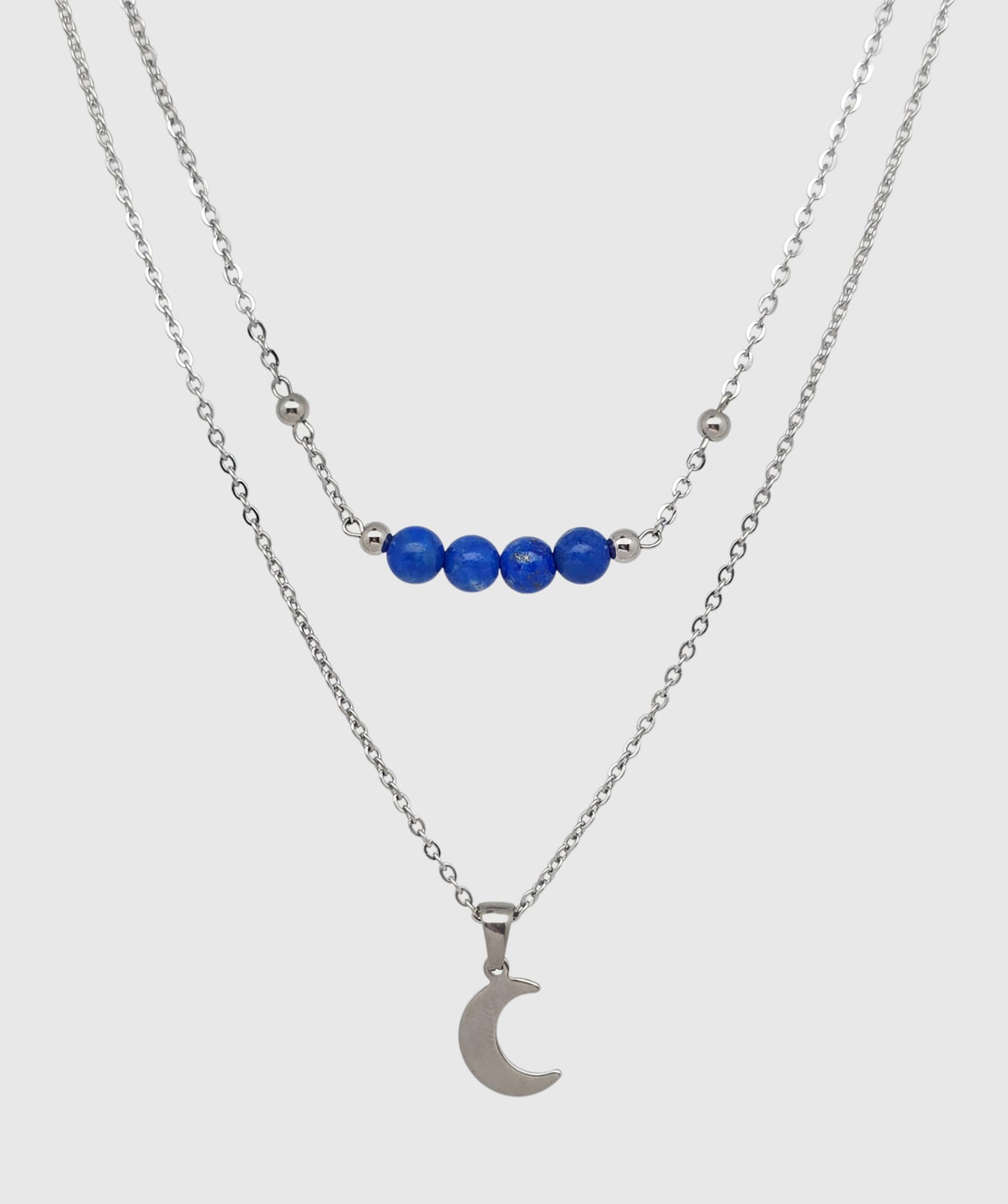 Collier MÉLIA ~ 8 pierres disponibles 🌷 doré/argenté