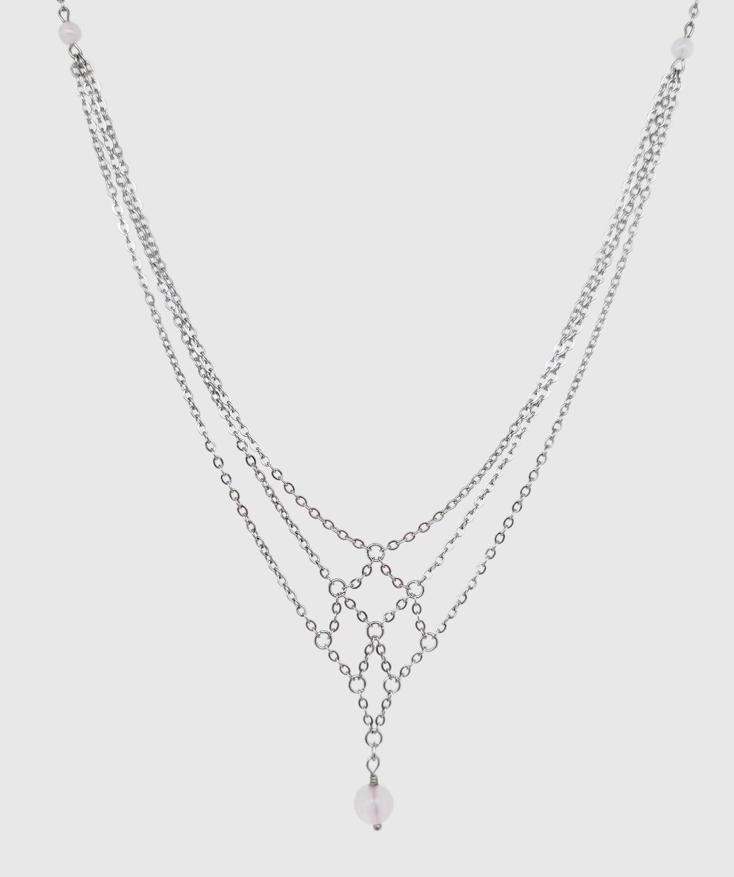 Collier INDIS ~ 4 pierres disponibles 🌷 doré/argenté