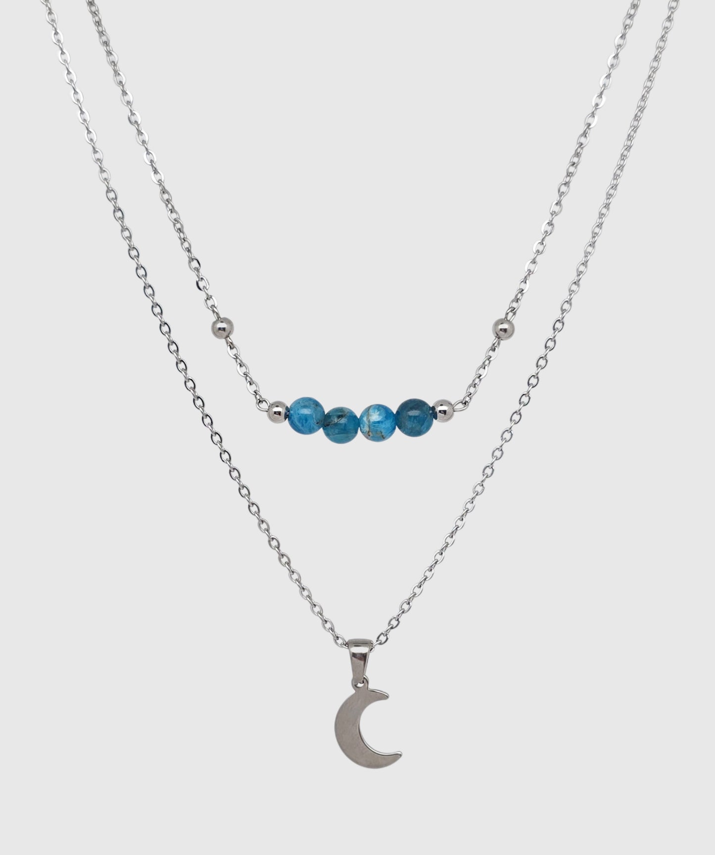 Collier MÉLIA ~ 8 pierres disponibles 🌷 doré/argenté