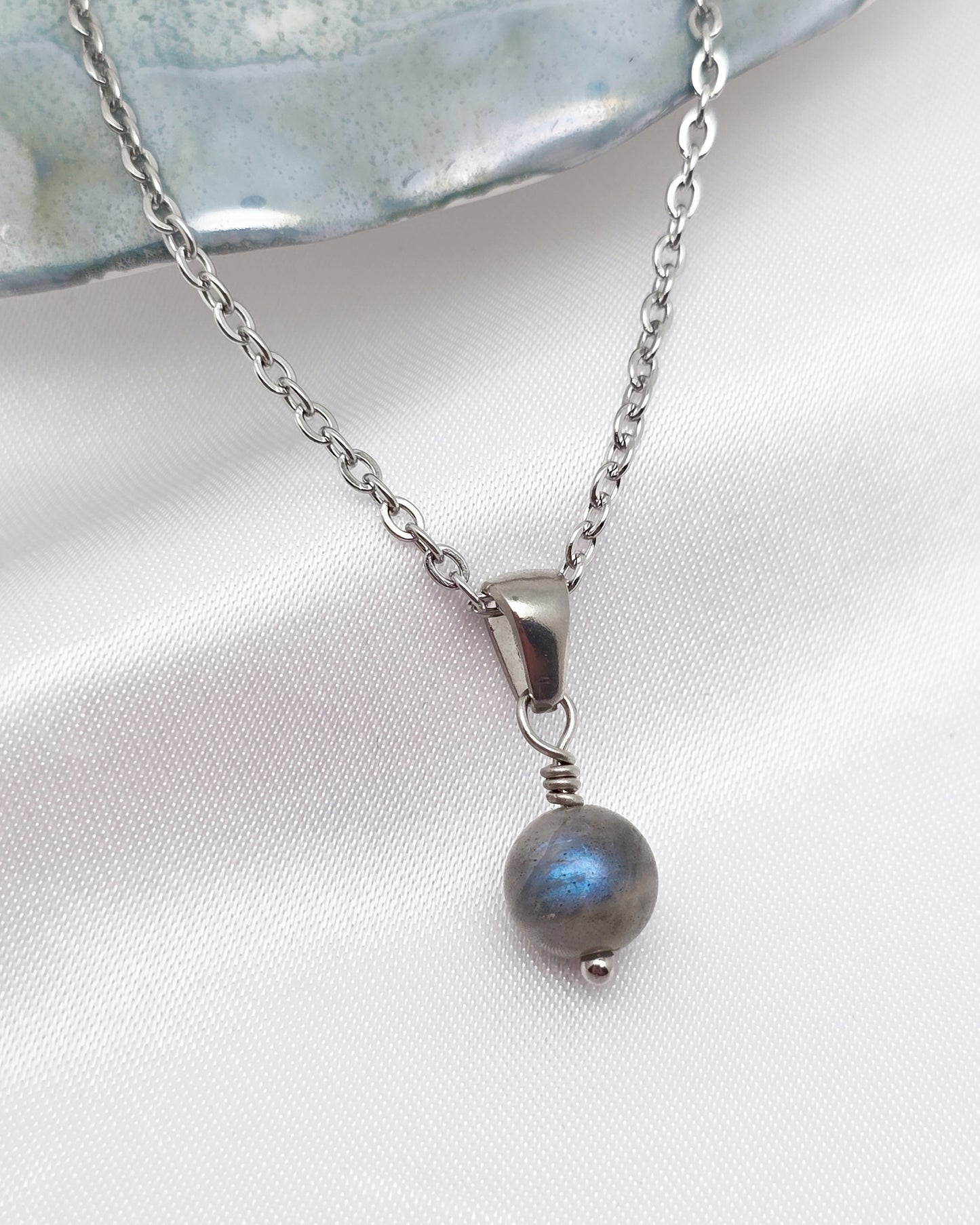 Collier MAÏA ~ 24 pierres disponibles 🌷 doré/argenté