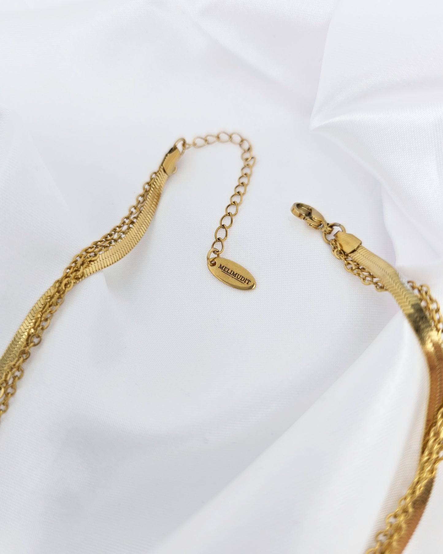 Collier DANAÉ ~ 3 pierres disponibles 🌷 doré/argenté