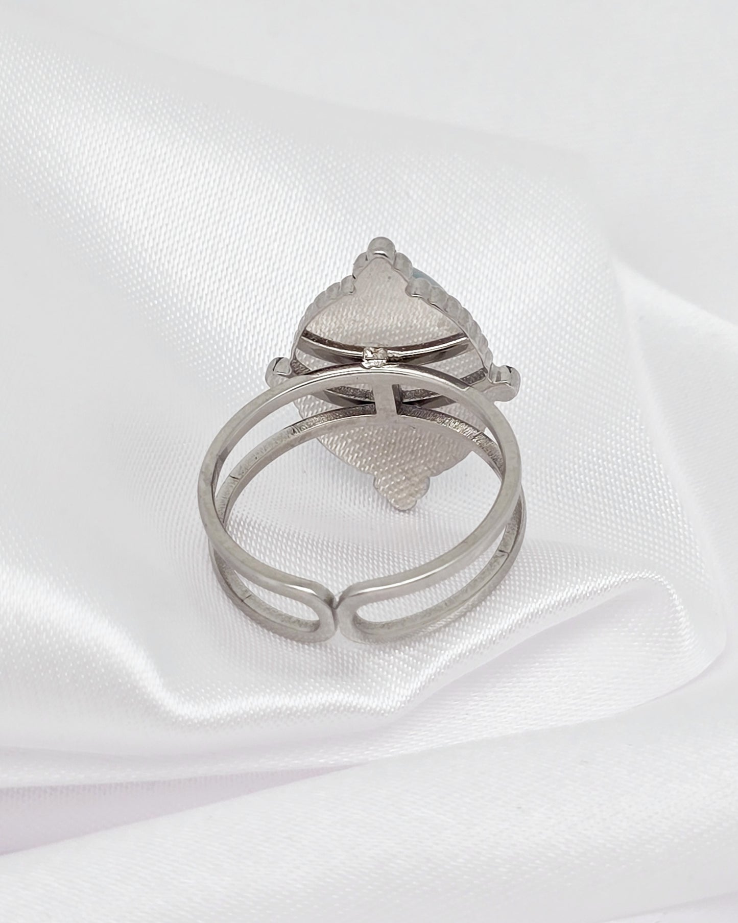 Bague AURALIS ~ 3 pierres disponibles 🌷 doré/argenté