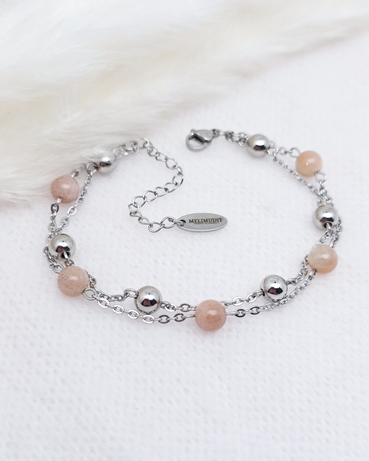 Bracelet PHOEBÉ ~ 7 pierres disponibles 🌷 doré/argenté