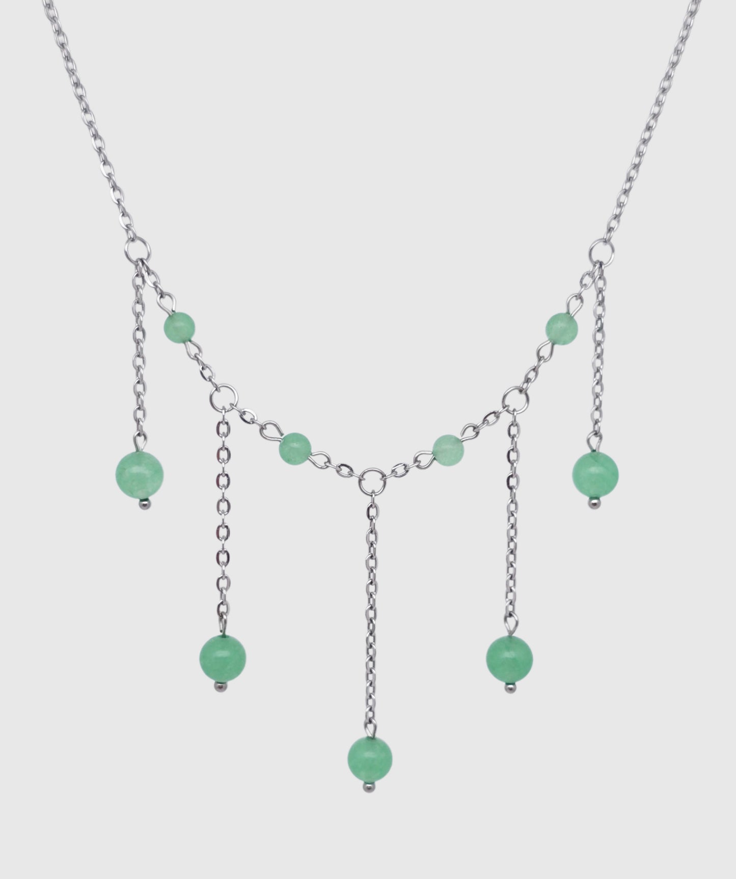 Collier CALYPSO ~ 5 pierres disponible 🌷 doré/argenté