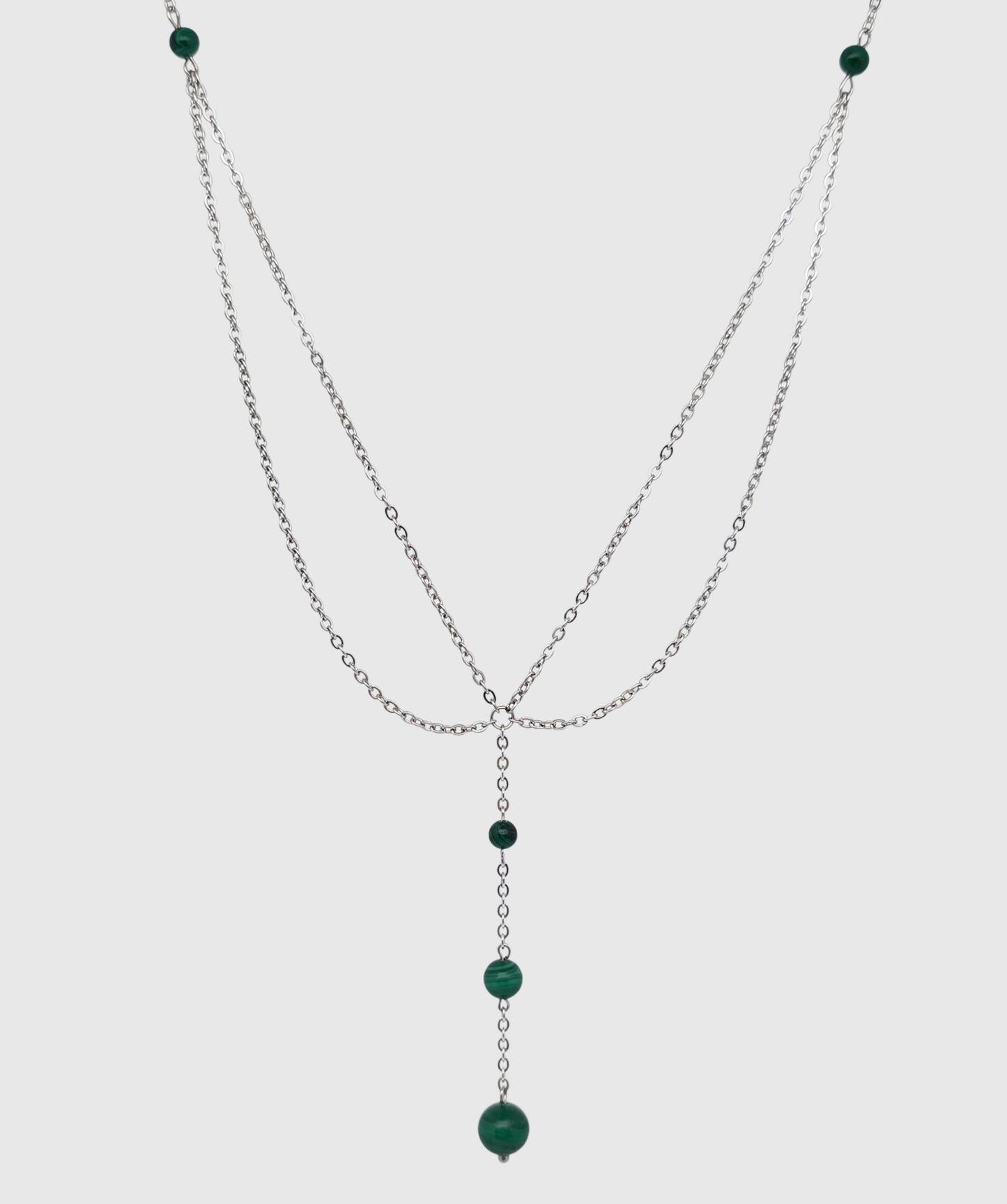 Collier GAÏA ~ 5 pierres disponibles 🌷 doré/argenté ,