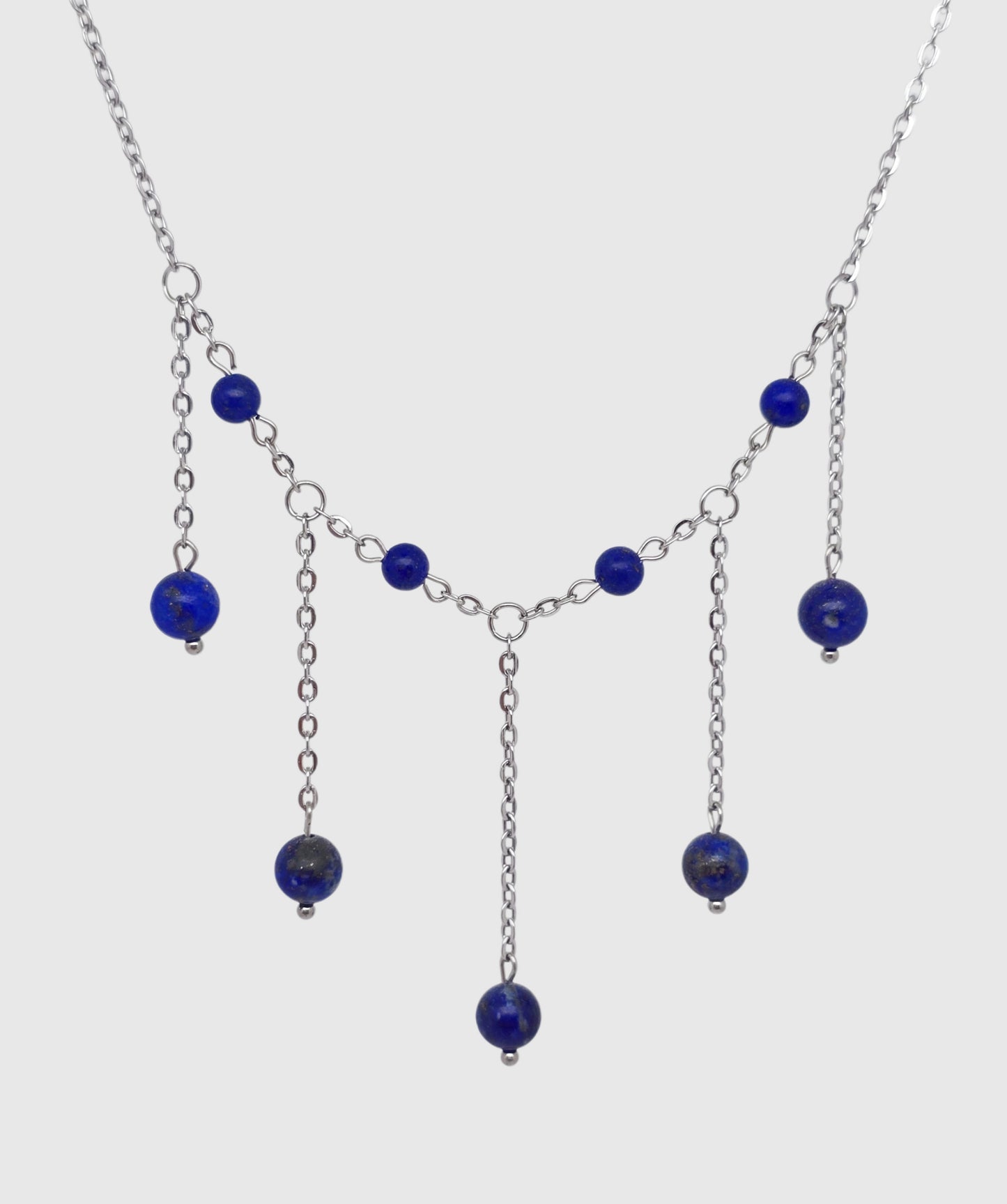 Collier CALYPSO ~ 5 pierres disponible 🌷 doré/argenté