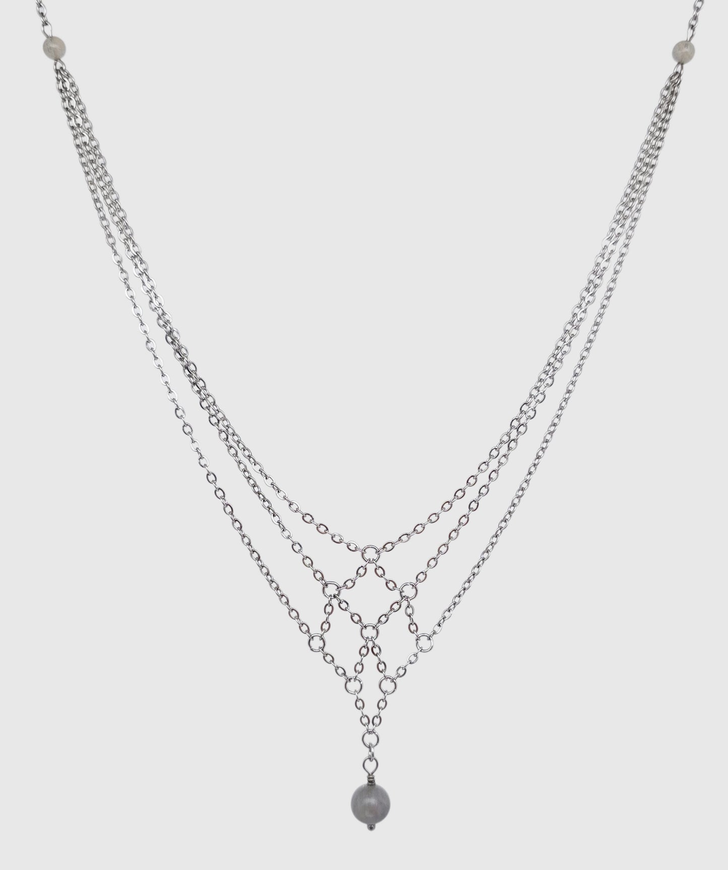 Collier INDIS ~ 4 pierres disponibles 🌷 doré/argenté