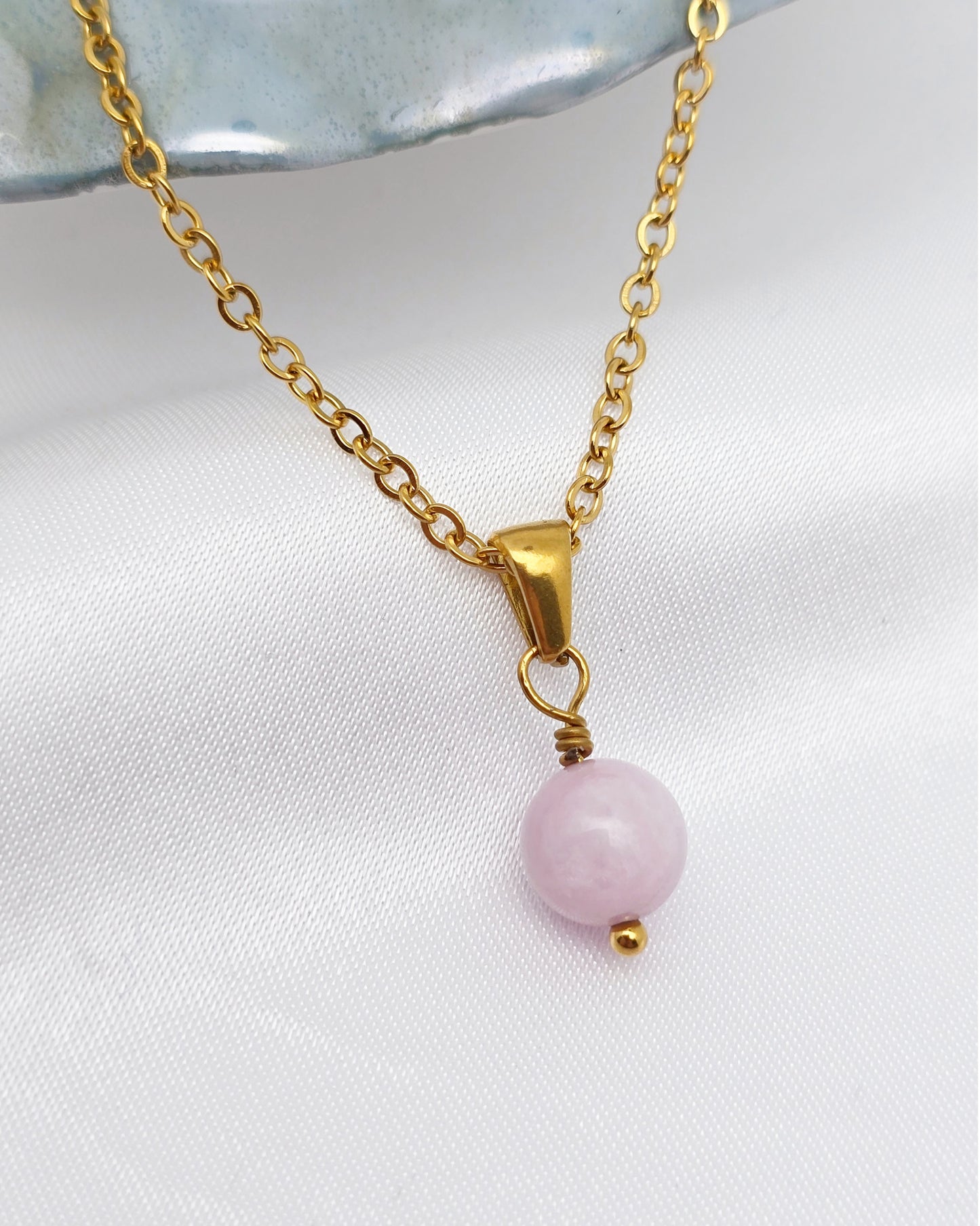 Collier MAÏA ~ 24 pierres disponibles 🌷 doré/argenté