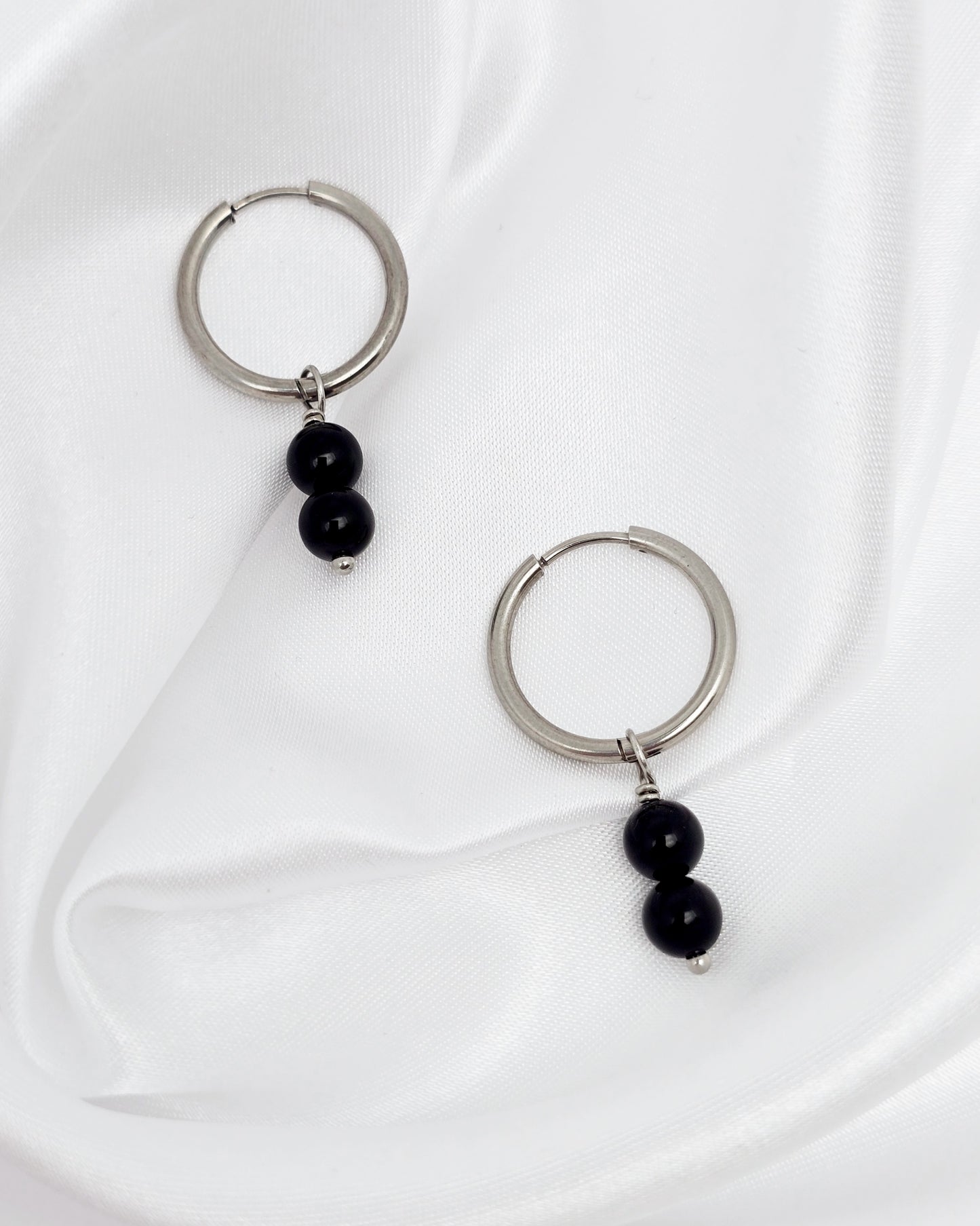 Boucles d'oreilles CASSANDRA ~ 13 pierres disponibles 🌷 doré/argenté