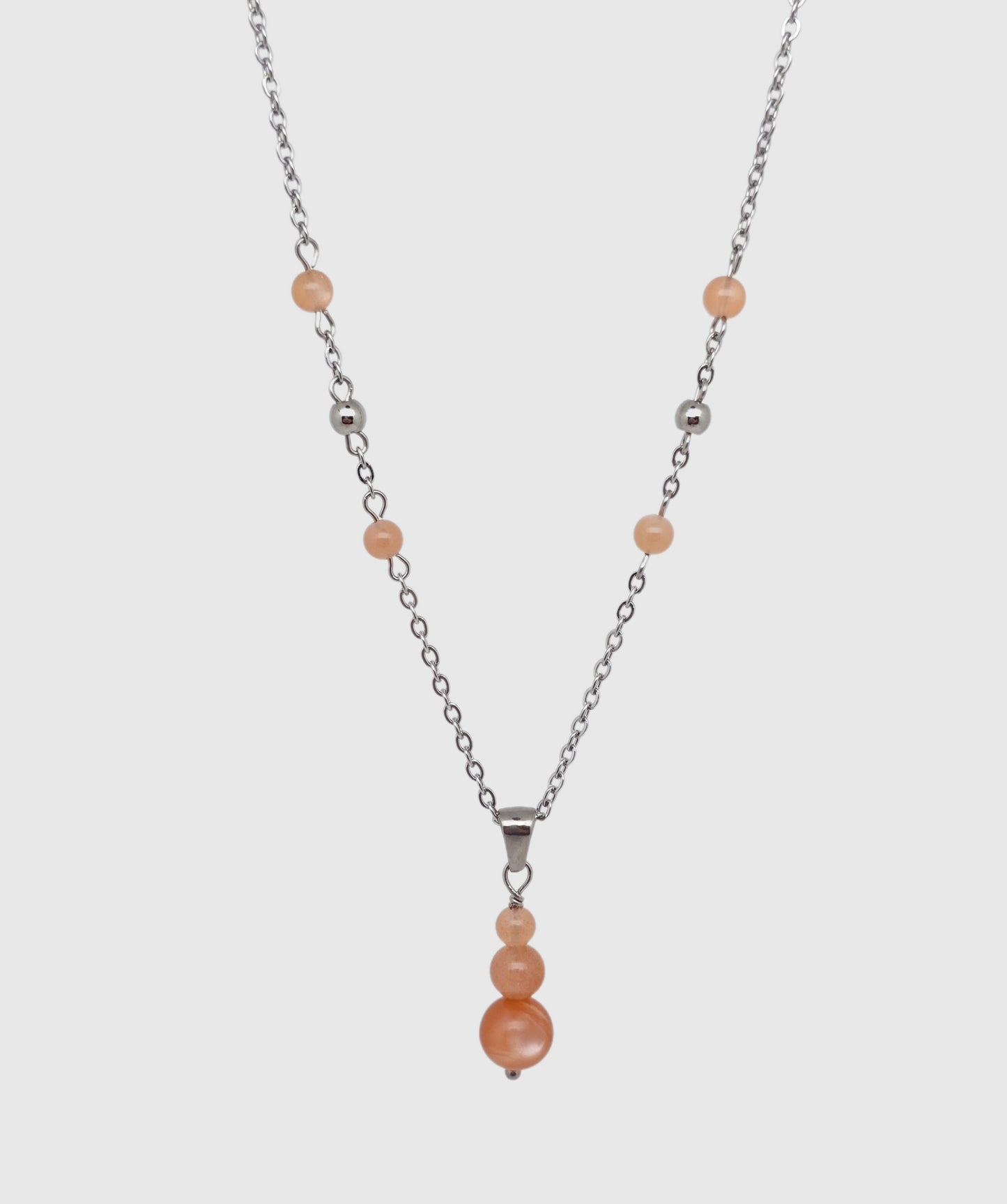 Collier ATHÉNA ~ 4 pierres disponibles 🌷 doré/argenté